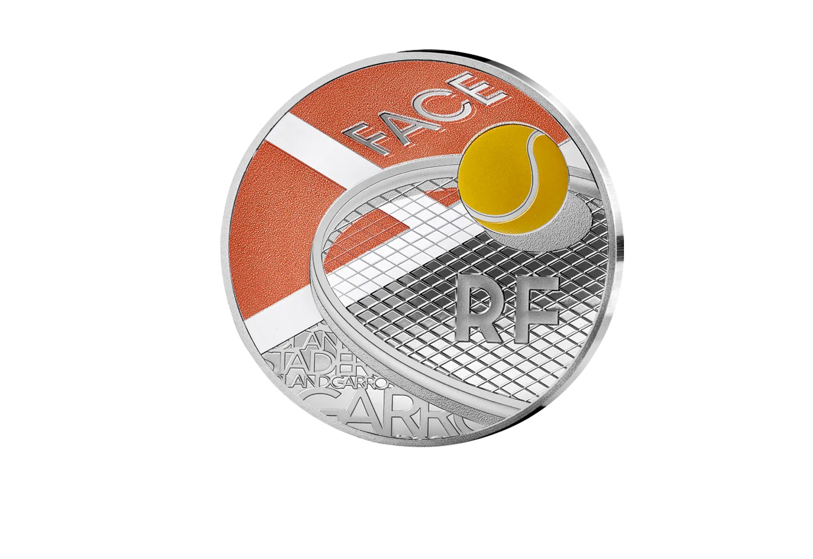 10 Euro Silbermünze 2025 Frankreich Rolland Garros Stadion PP