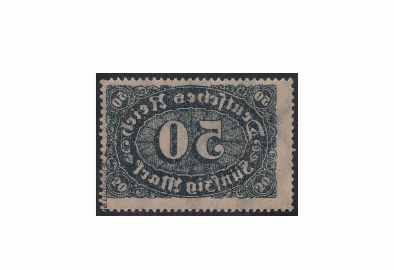 Briefmarke Deutsches Reich Vollabklatsch 1923 Michel-Nr. 246 (F) postfrisch geprüft