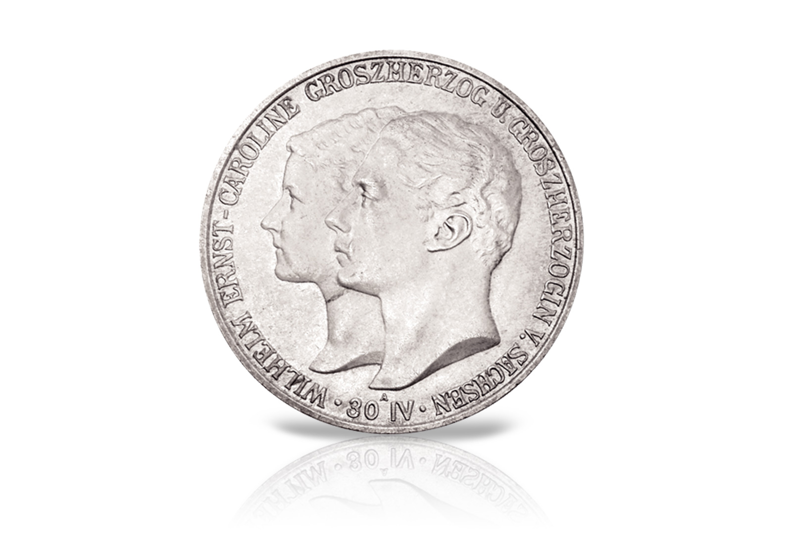 5 Mark 1903 Deutsches Kaiserreich Sachsen-Weimar-Eisenach Hochzeit Jaeger-Nr. 159