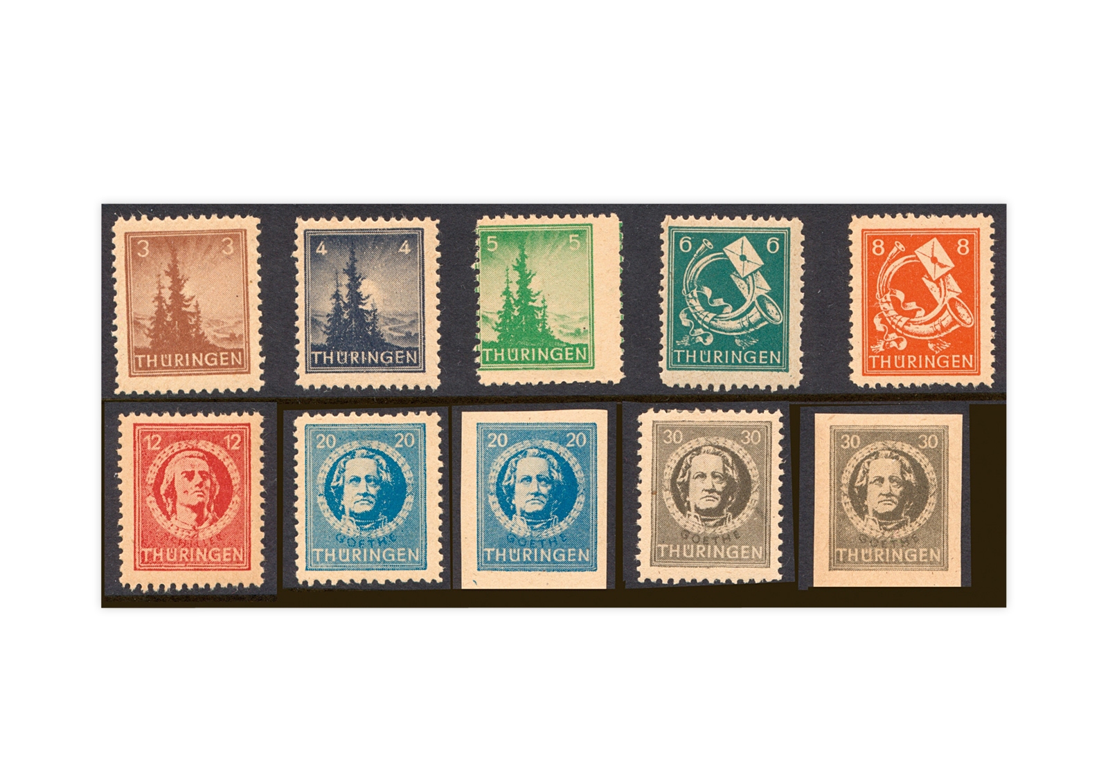 SBZ Mi.Nr. 92AX/99BX gest.