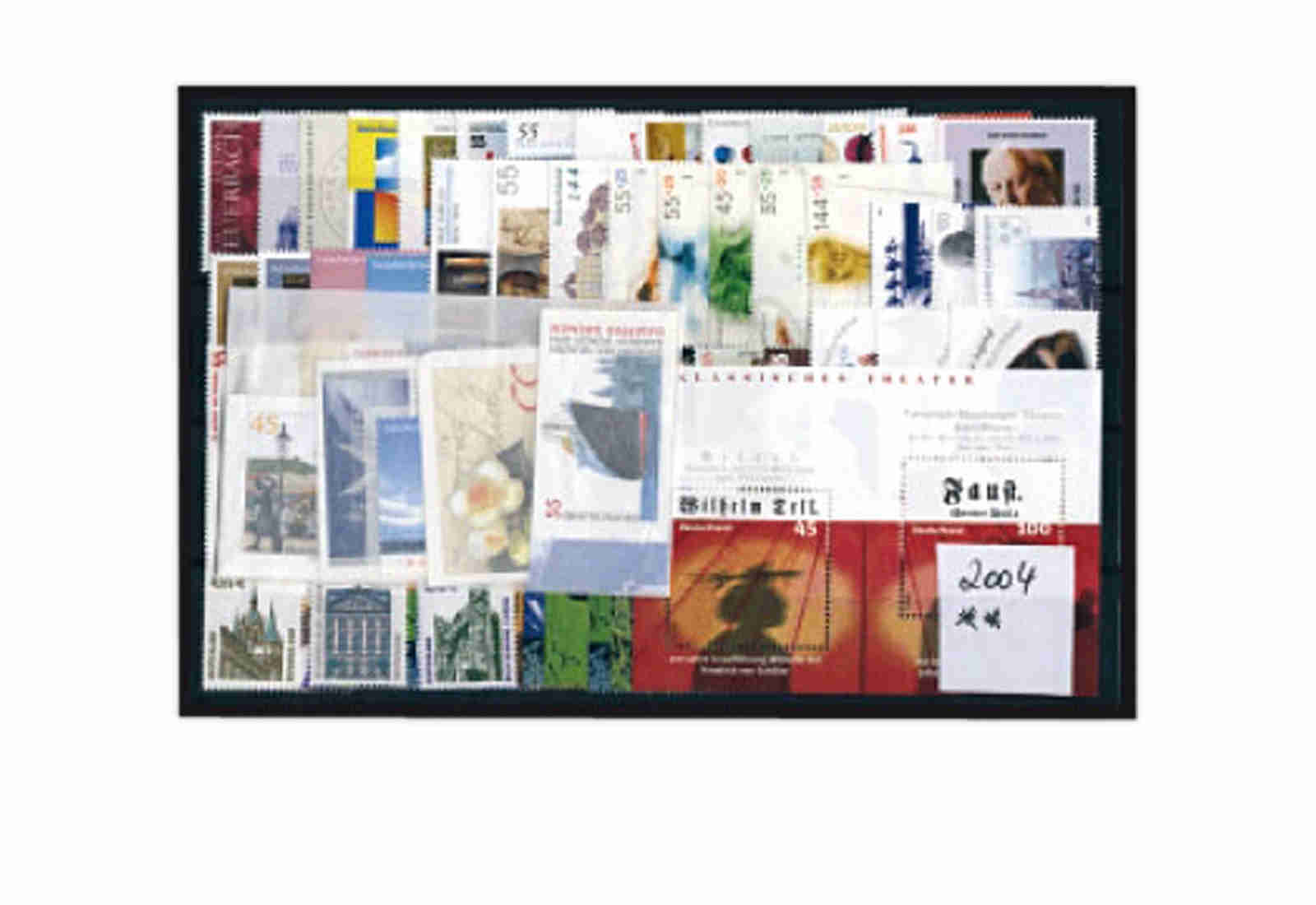 Briefmarken BRD Jahrgang 2004 Michel-Nr. 2374-2433 gestempelt
