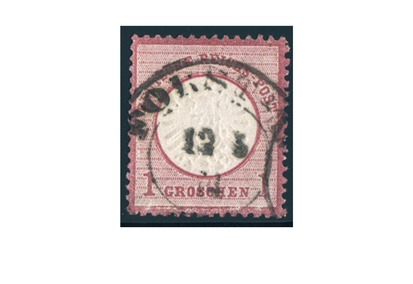 Briefmarke Deutsches Reich Brustschild 1872 Michel-Nr. 19 gestempelt