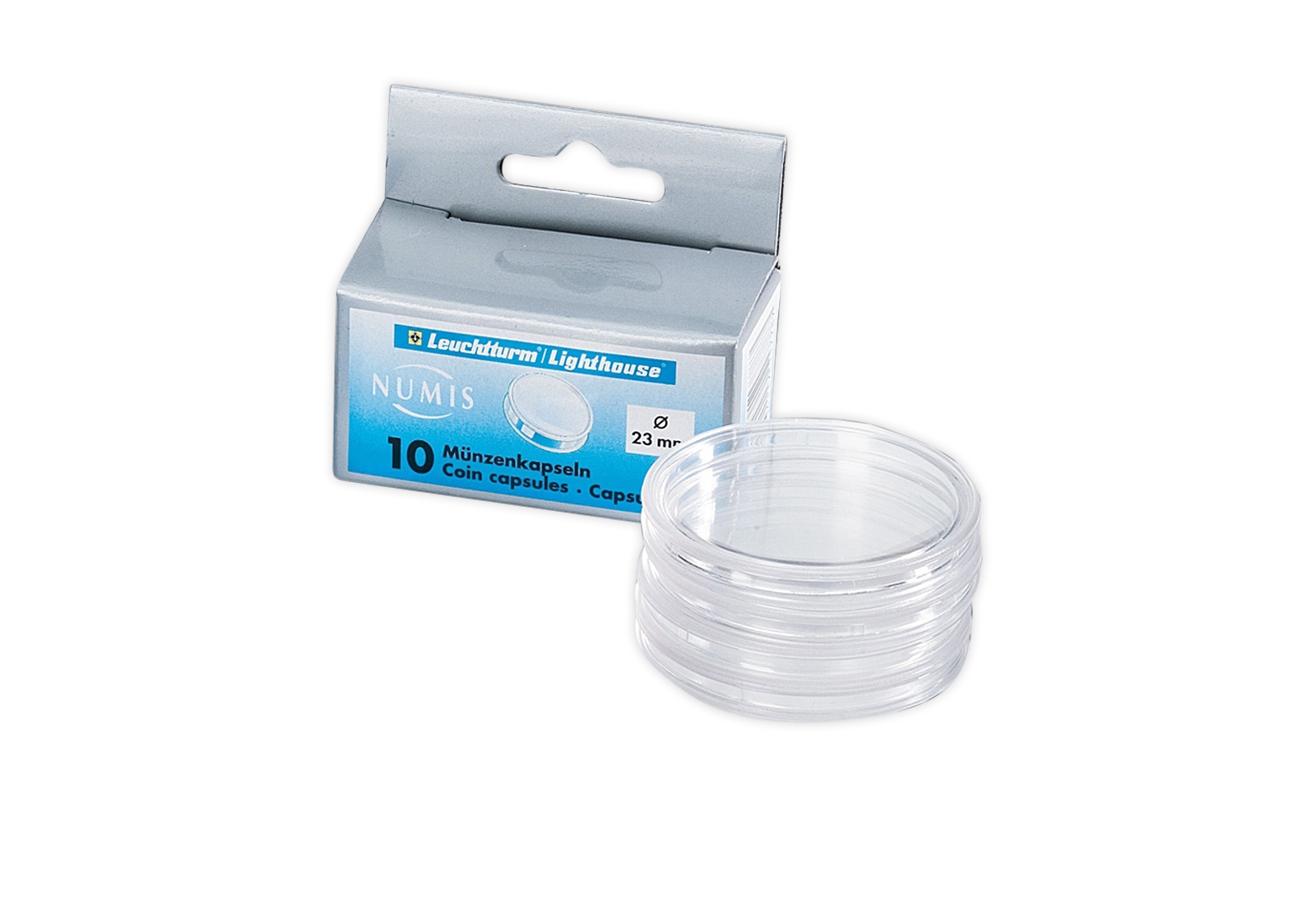 [30 mm] Leuchtturm Münzkapseln im 10er Pack