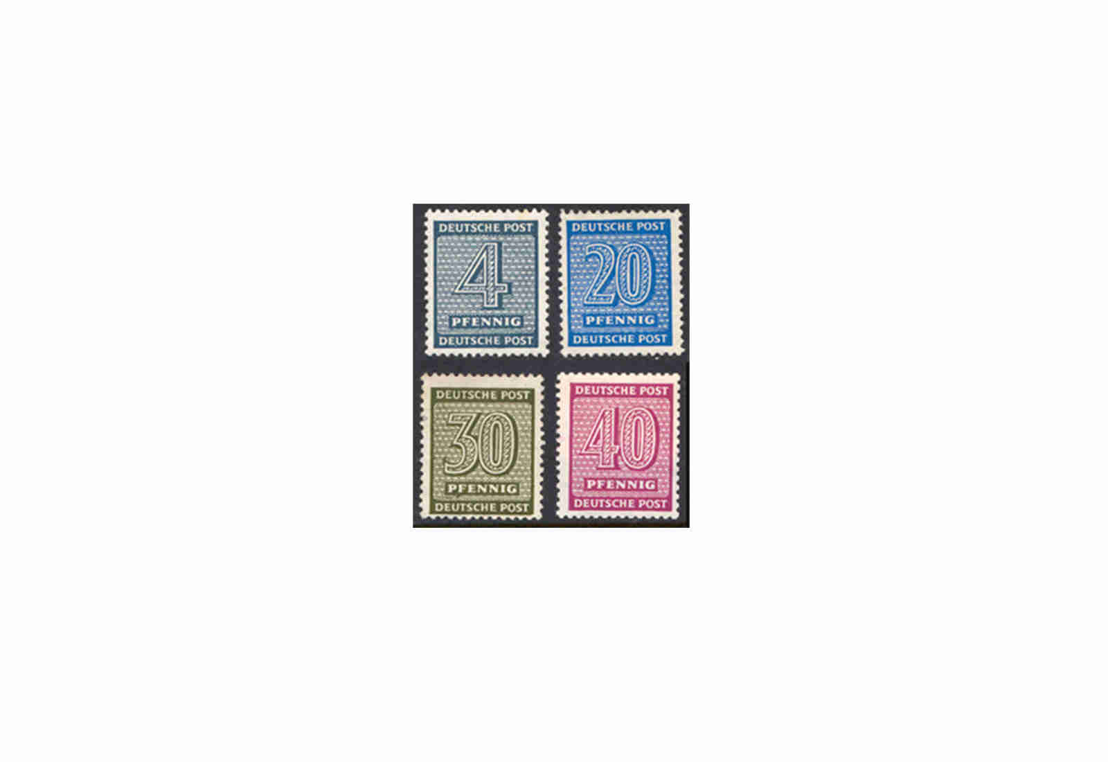 Briefmarken SBZ Mi.Nr. 127 Xz/136 Xz postfrisch