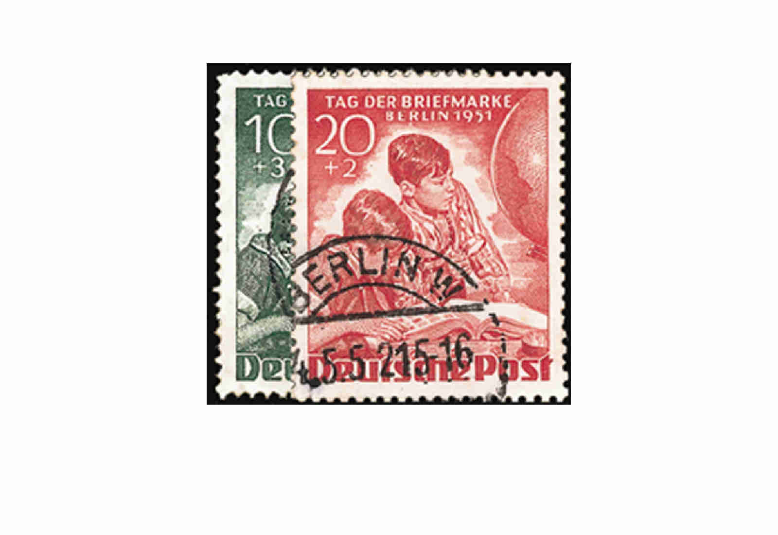 Berlin Frühausgaben Mi.Nr. 80/81 gestempelt