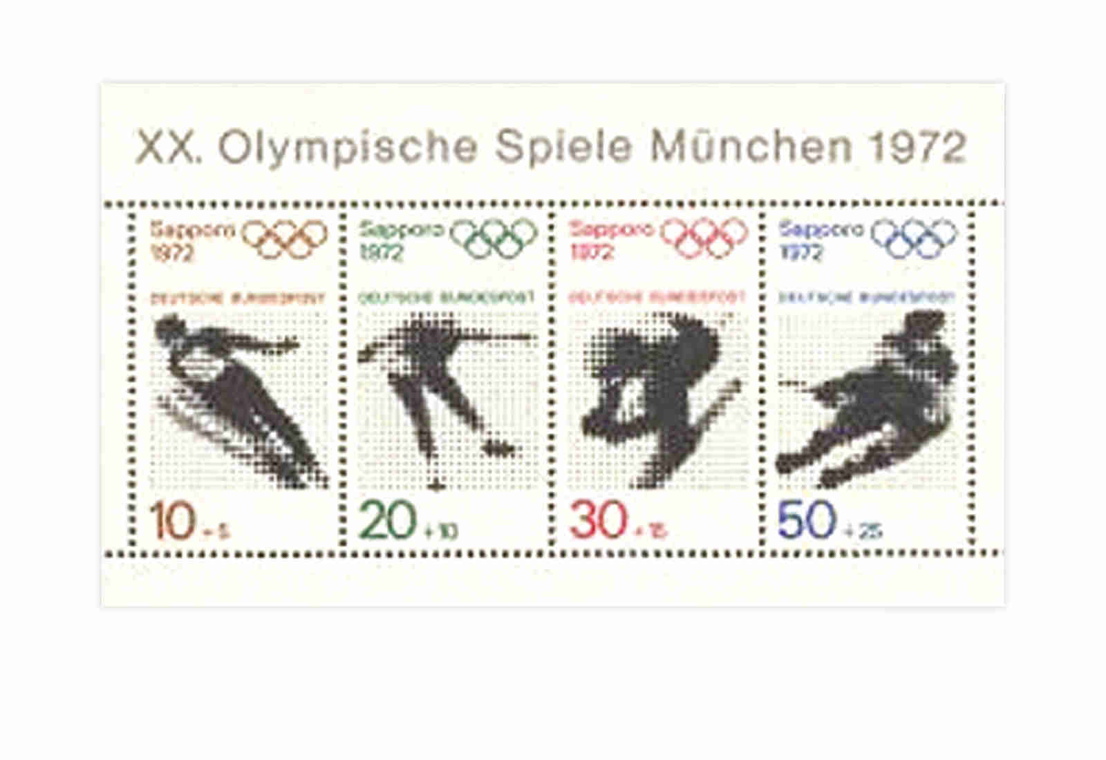BRD Block 6 1971 gestempelt