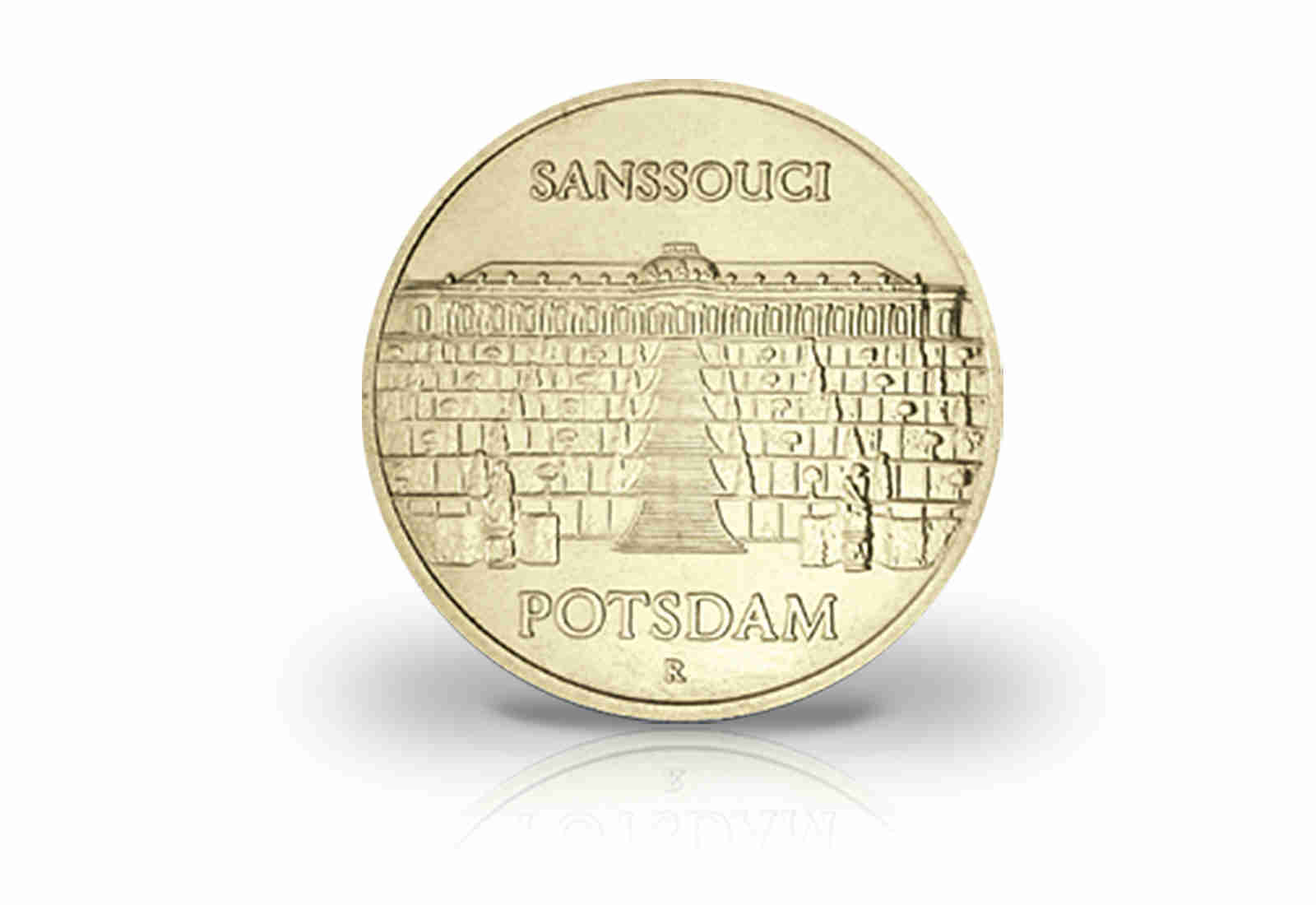 5 Mark Gedenkmünze 1986 DDR Sanssouci Jaeger-Nr. 1609