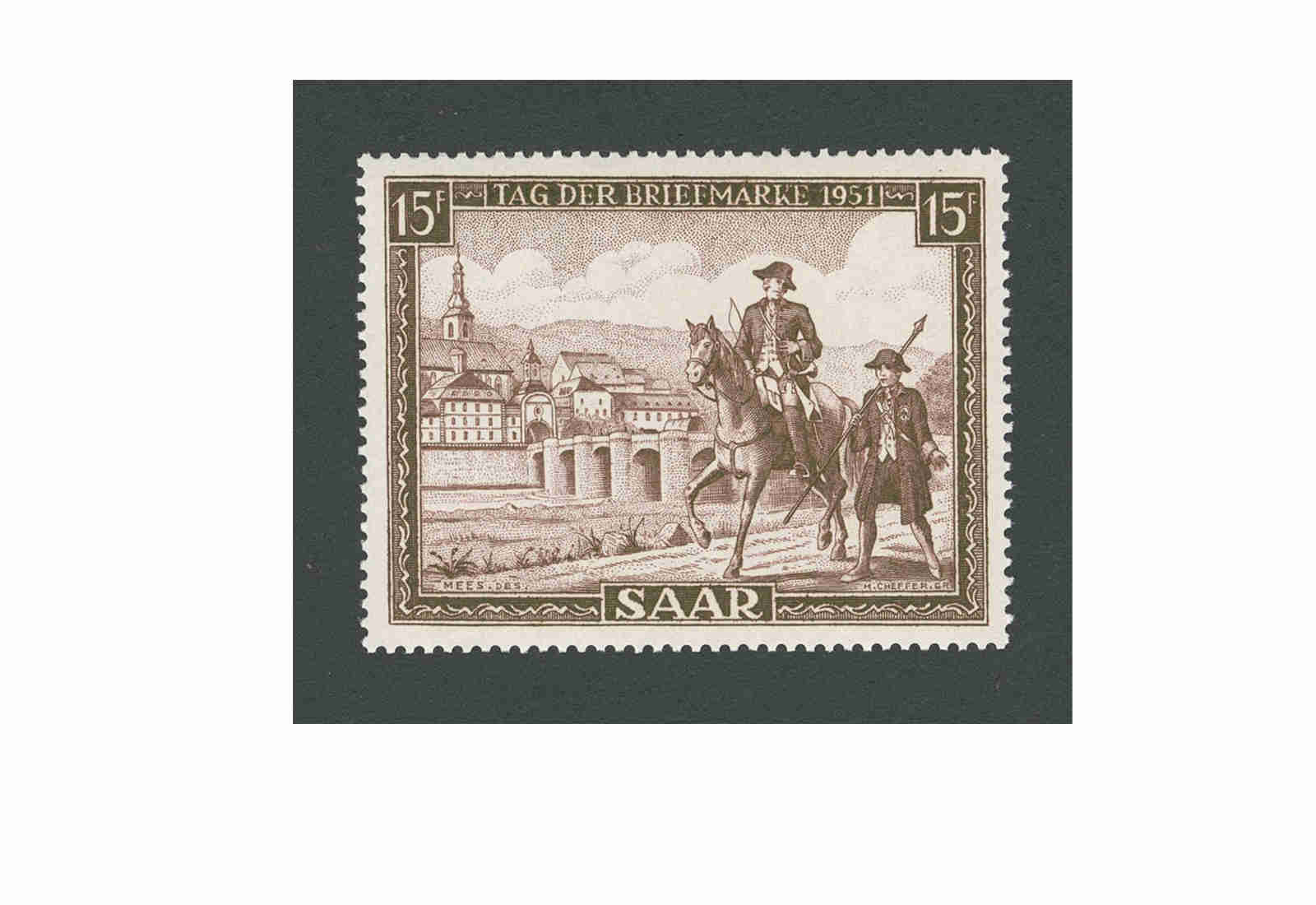 Briefmarke Saar 305 gestempelt