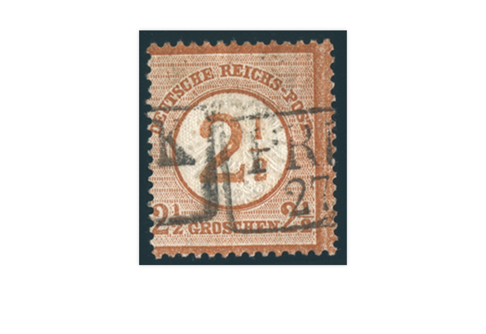 Briefmarke Deutsches Reich Brustschild 1872 Michel-Nr. 29 gestempelt
