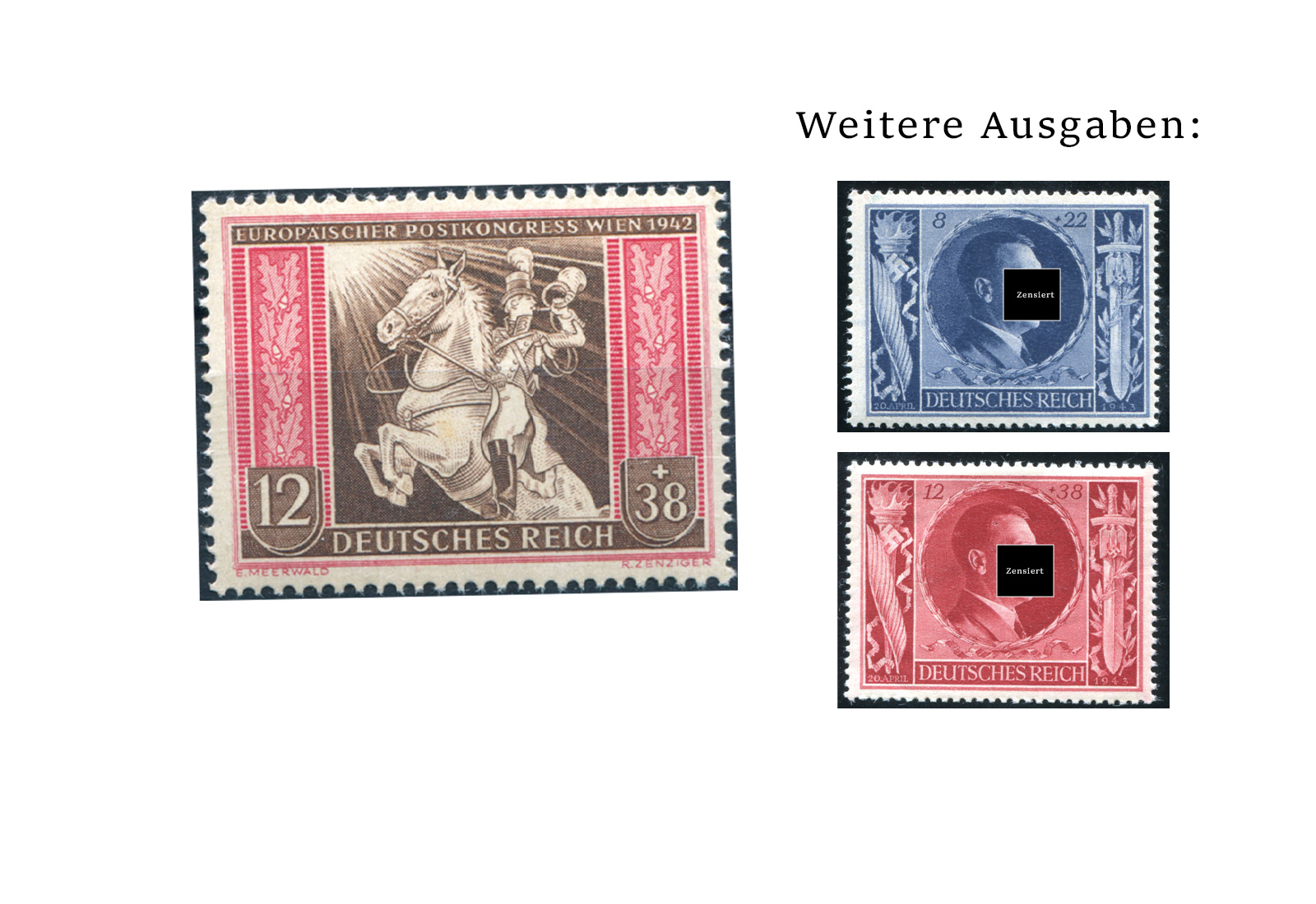 DR Mi.Nr. 822 I** Europäischer Postkongress Wien 1942 mit Sammler-Service