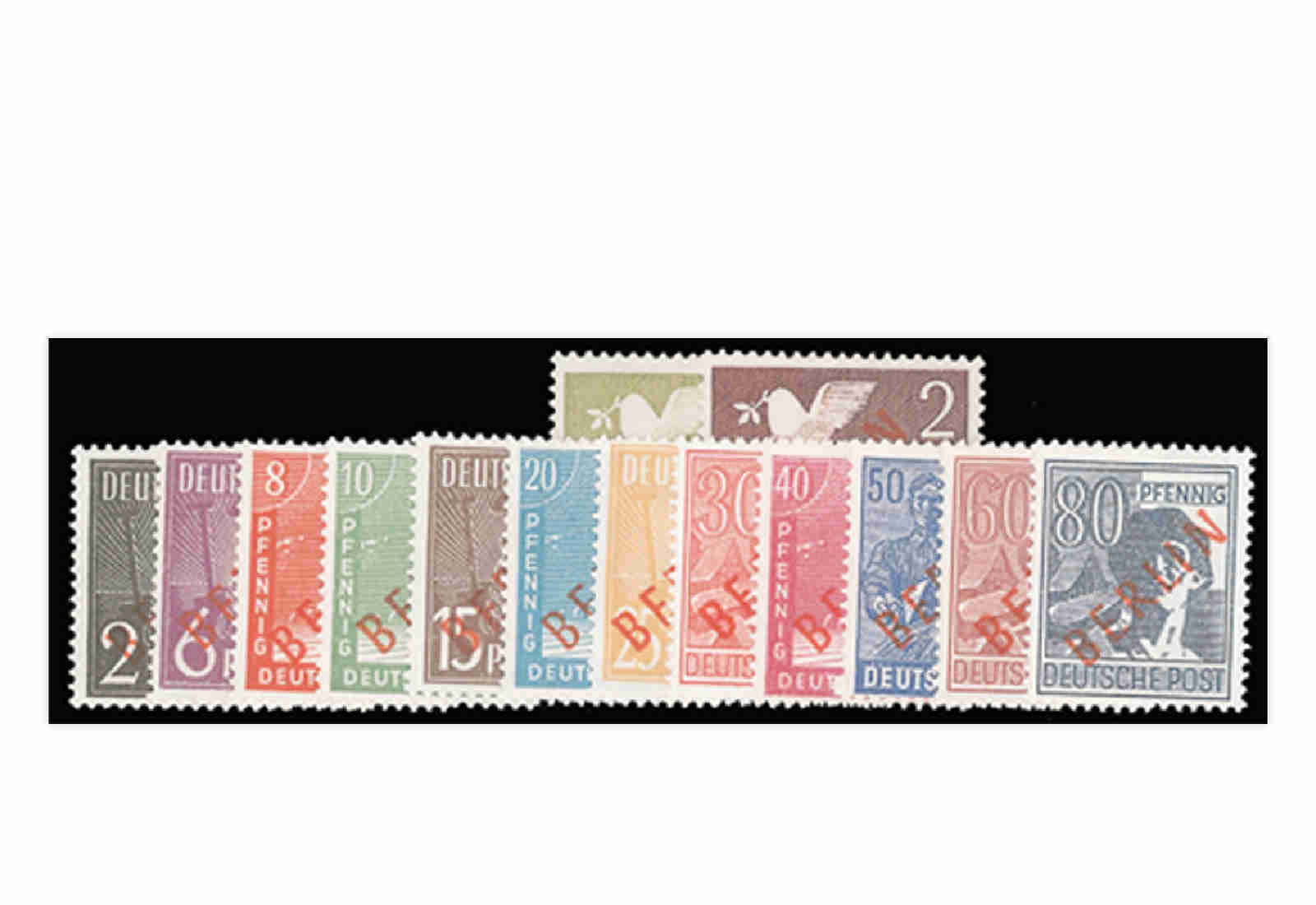 Berlin Briefmarken Mi.Nr. 21/34 postfrisch geprüft