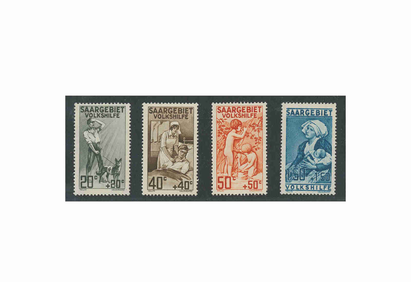 Briefmarke Saar 104/07 **