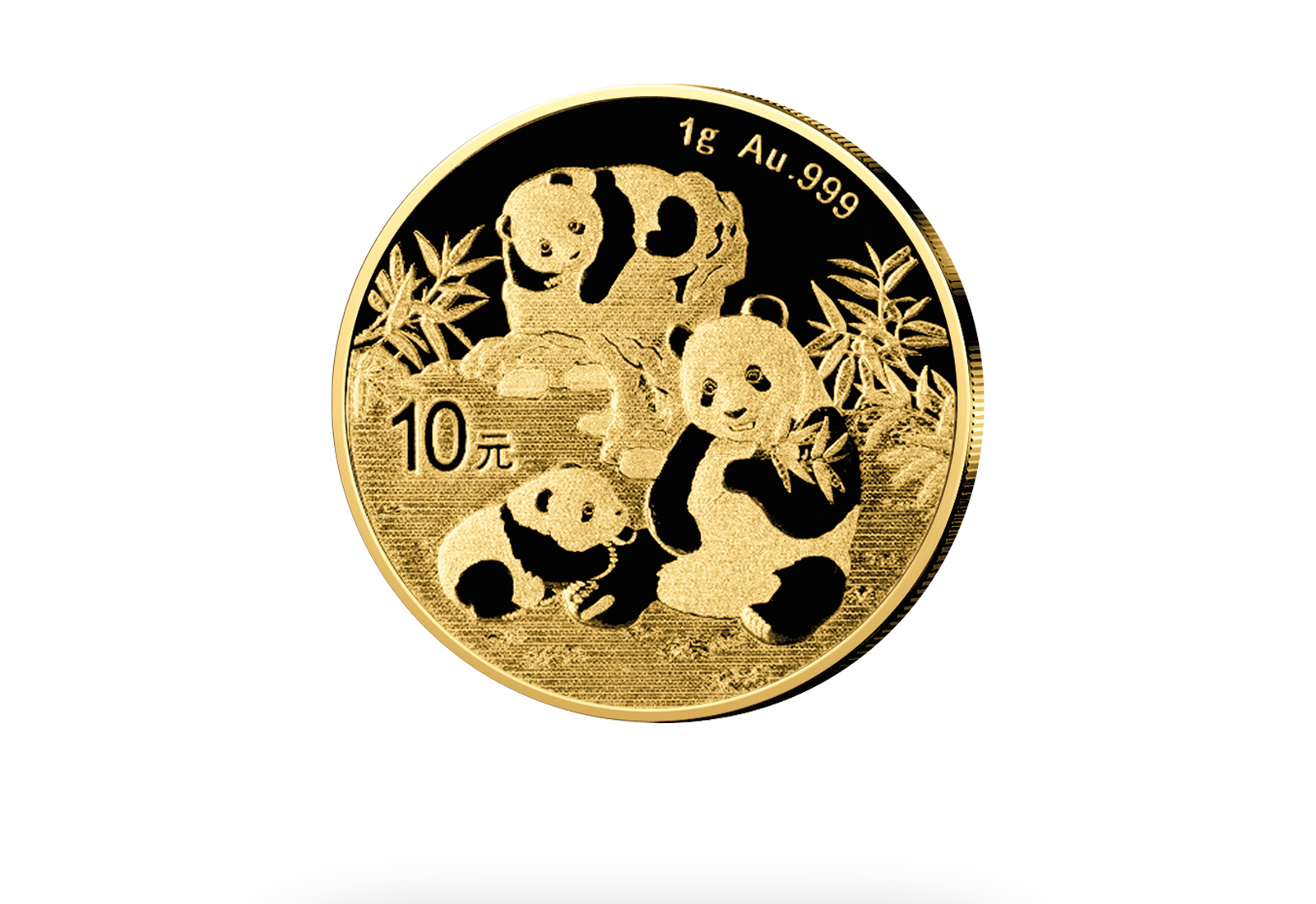 Panda 1 Gramm Gold 2025 China st