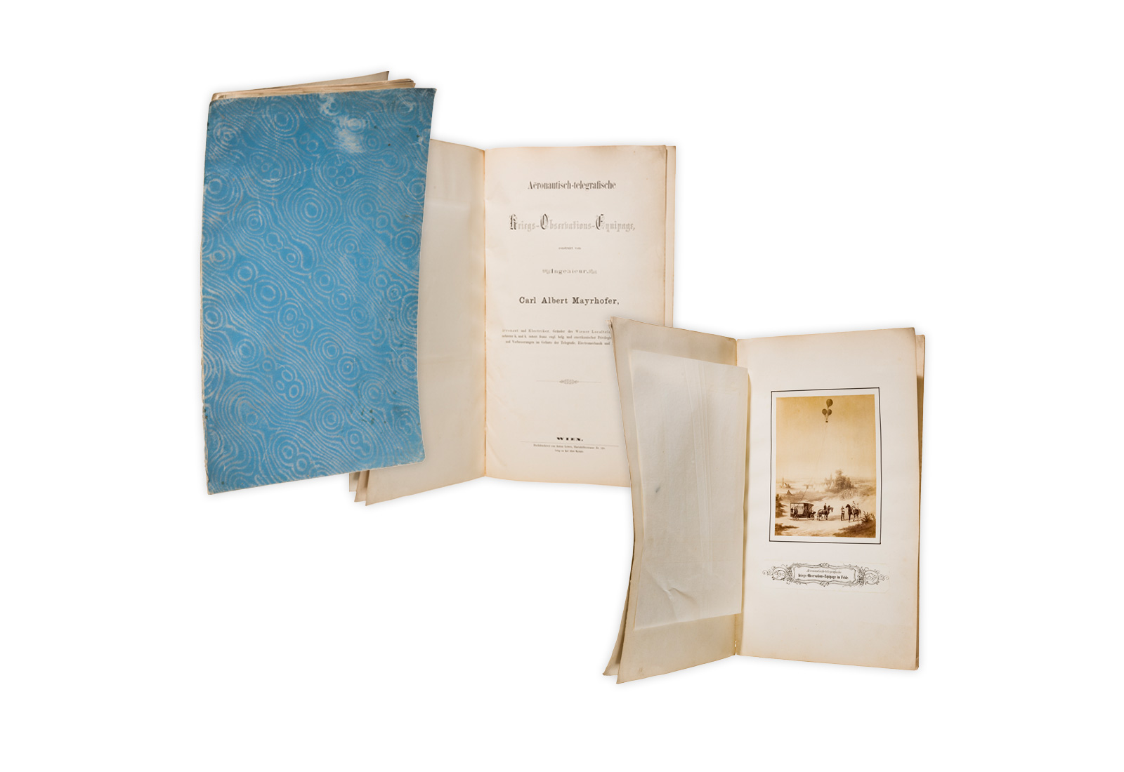 Broschüre mit Einband Österreich 1867