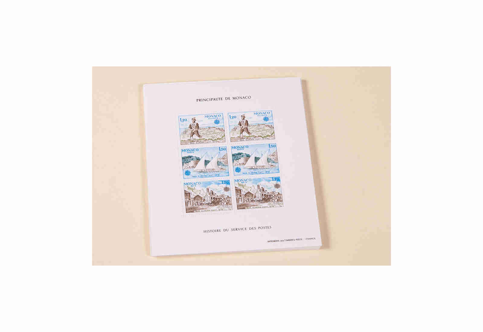 Briefmarken CEPT 5 verschiedene Monaco-Blocks postfrisch per 50 Stück