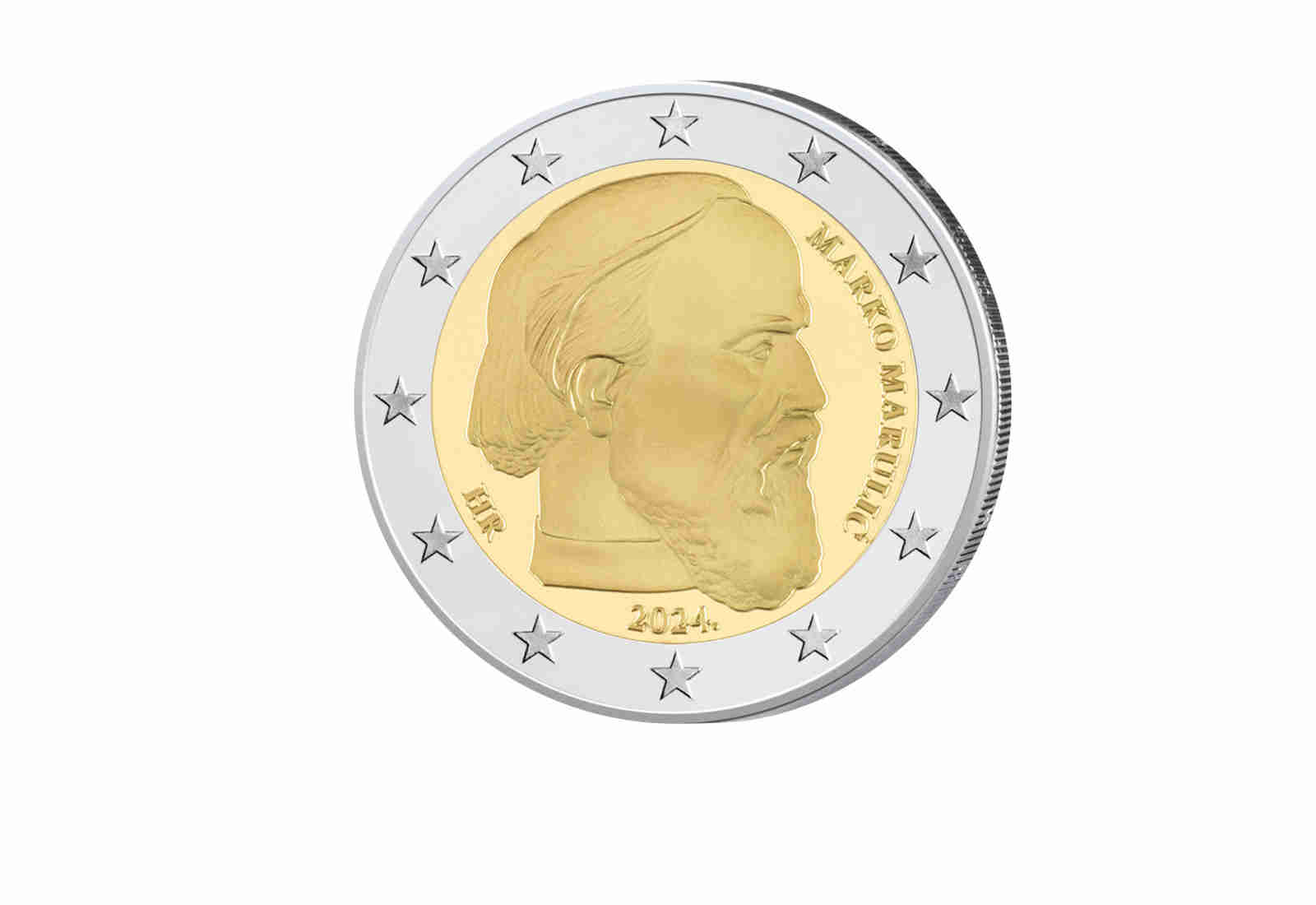 2 Euro 2024 Kroatiens Marko Marulicin Coincard