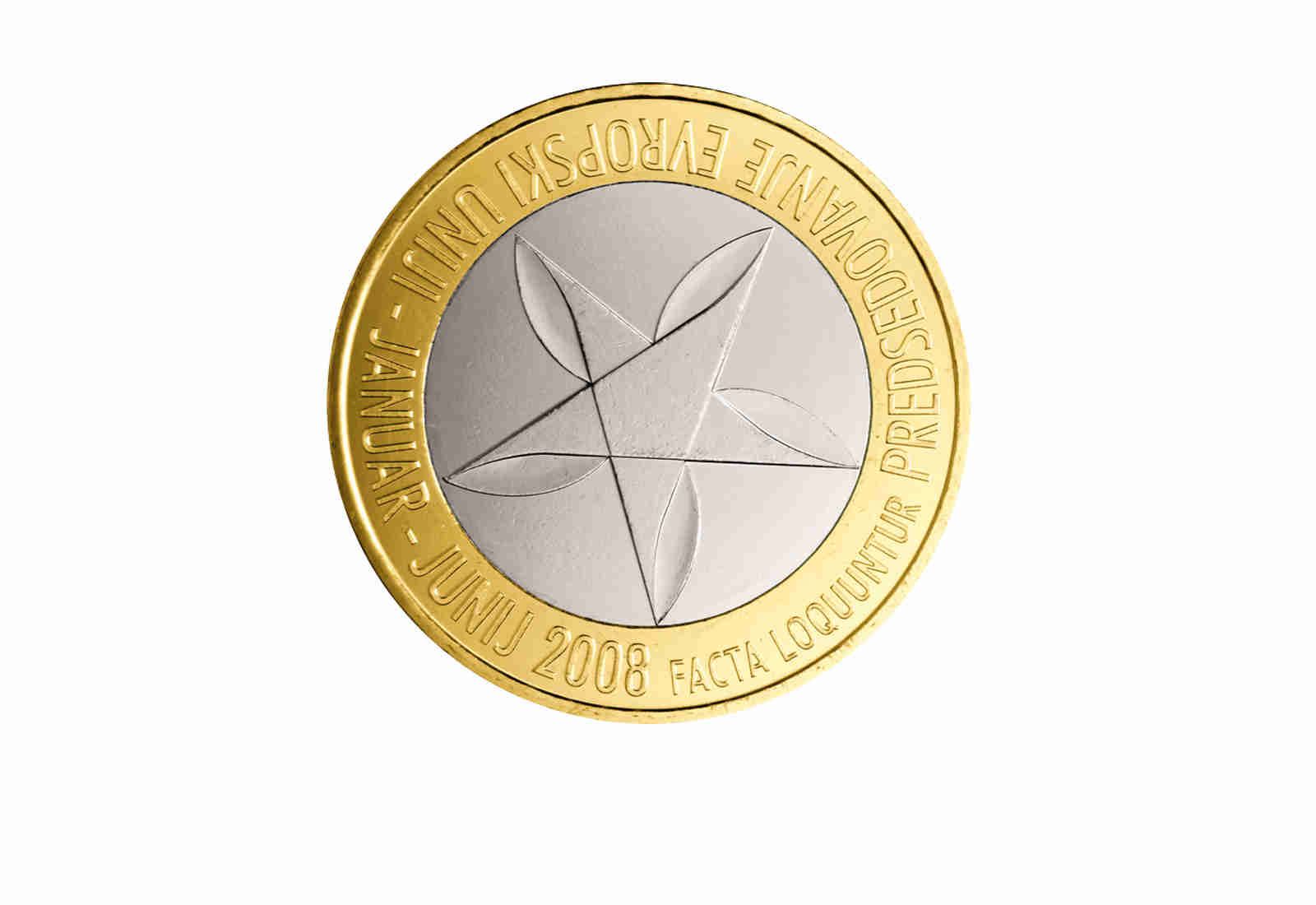 3 Euro 2008 Slowenien EU - Ratspräsidentschaft