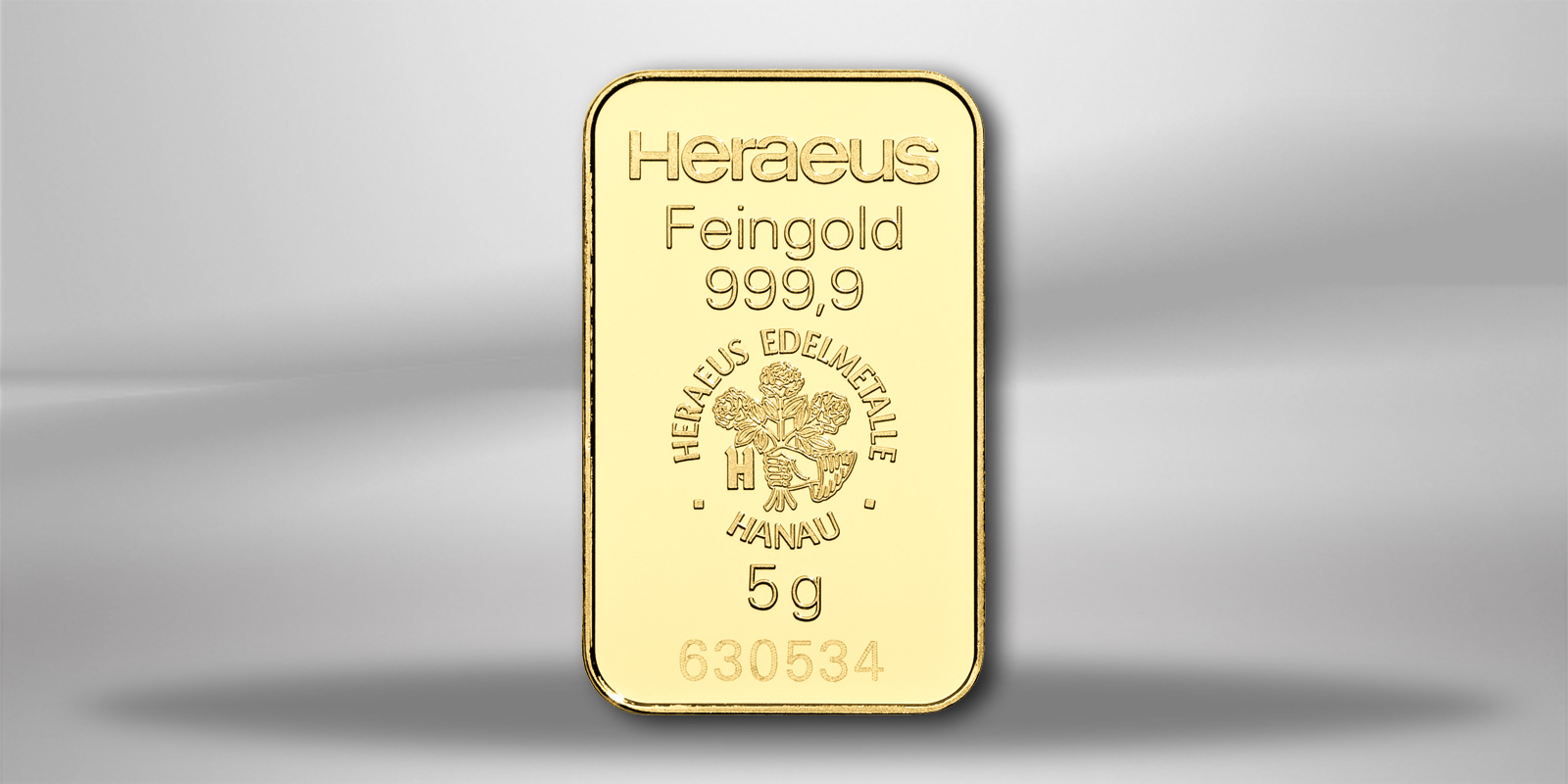 Goldbarren 5 g Motiv unserer Wahl