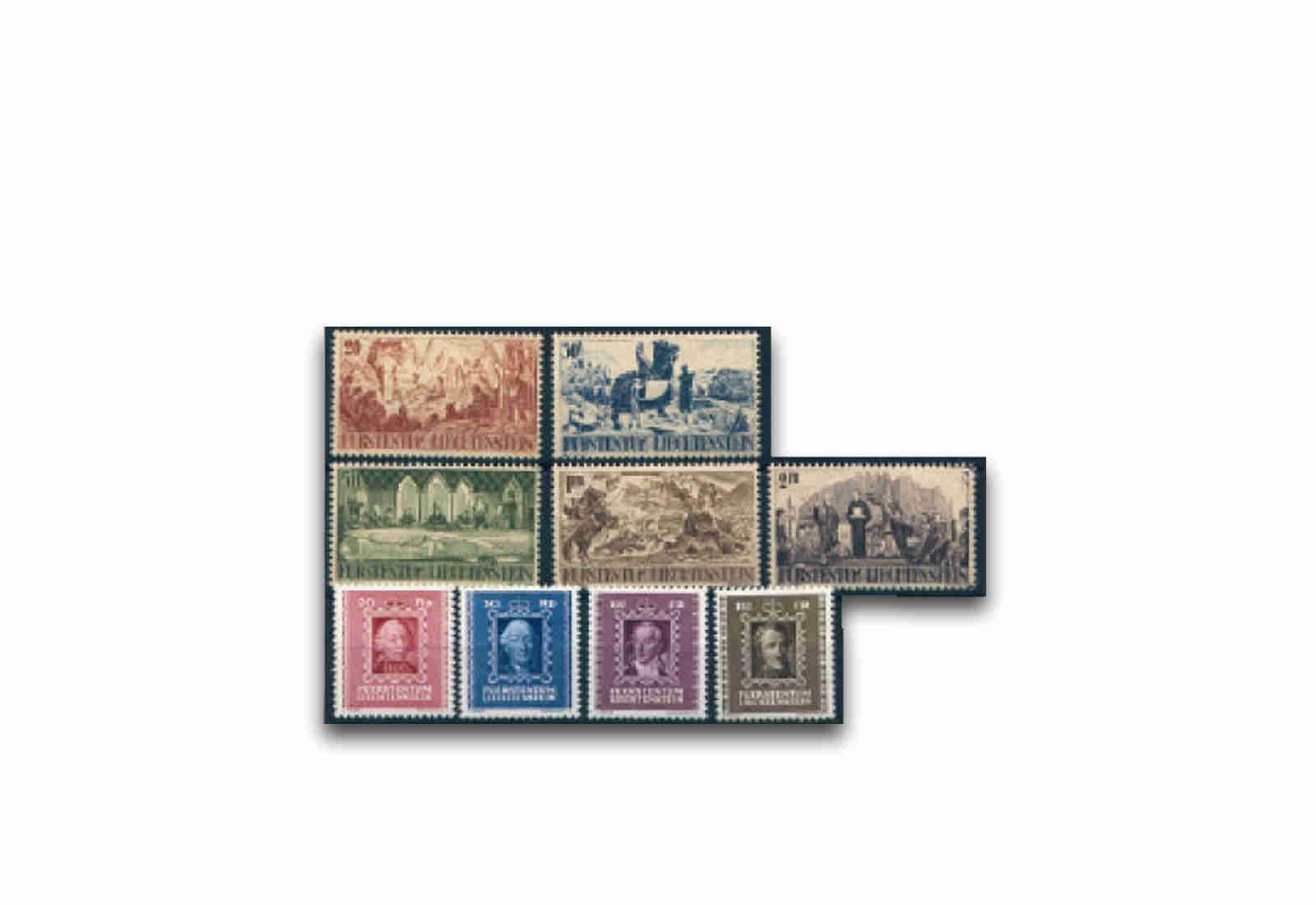 Liechtenstein Jahrgang 1942 gestempelt