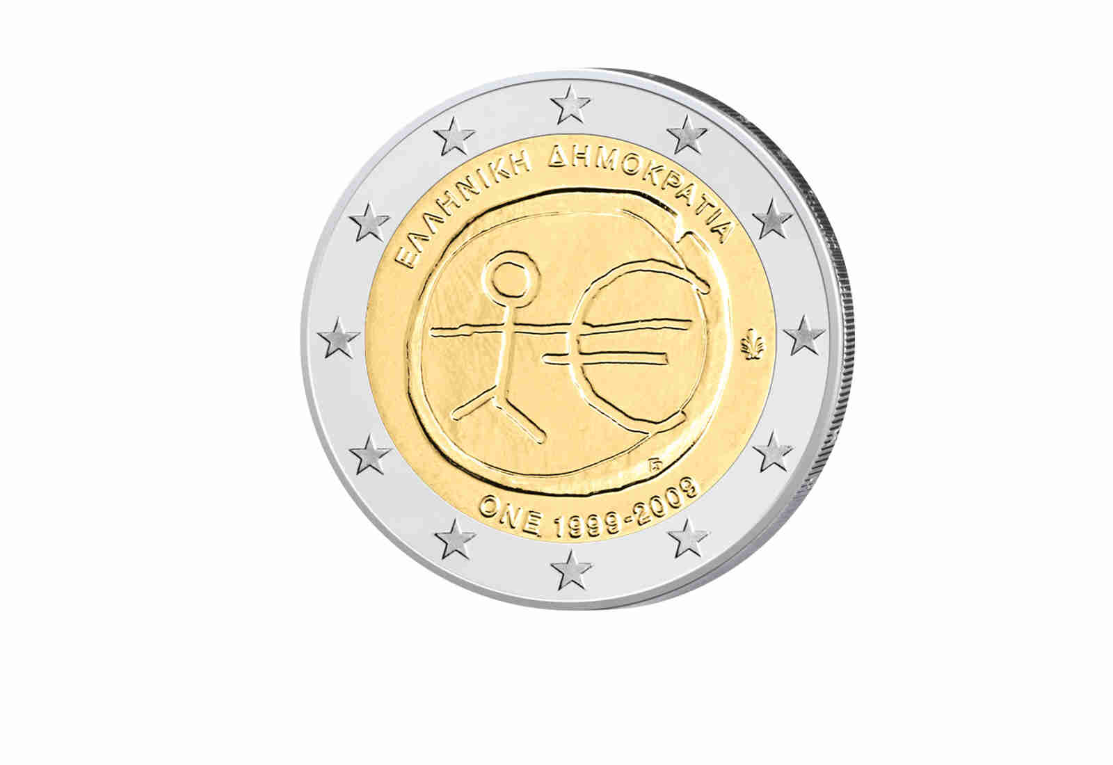 2 Euro 2009 Griechenland 10 Jahre WWU Gemeinschaftsausgabe