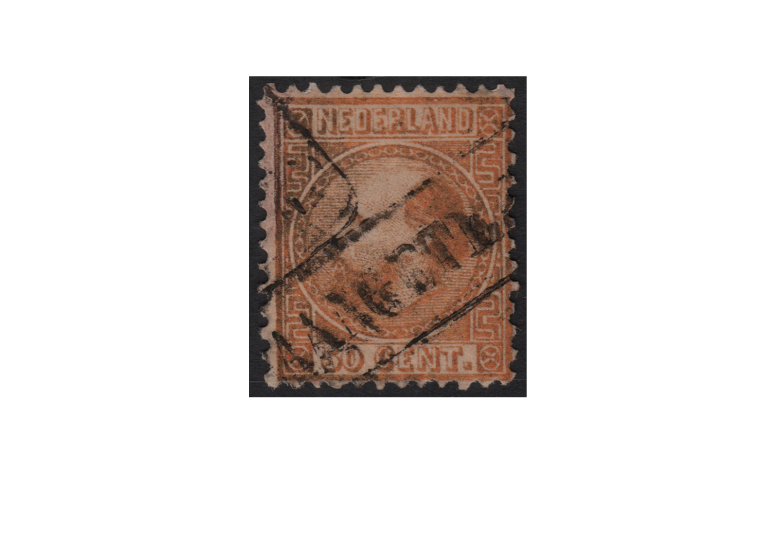 Niederlande Freimarken König Willem III 1867 bis 1870 Michel Nr. 12 gestempelt