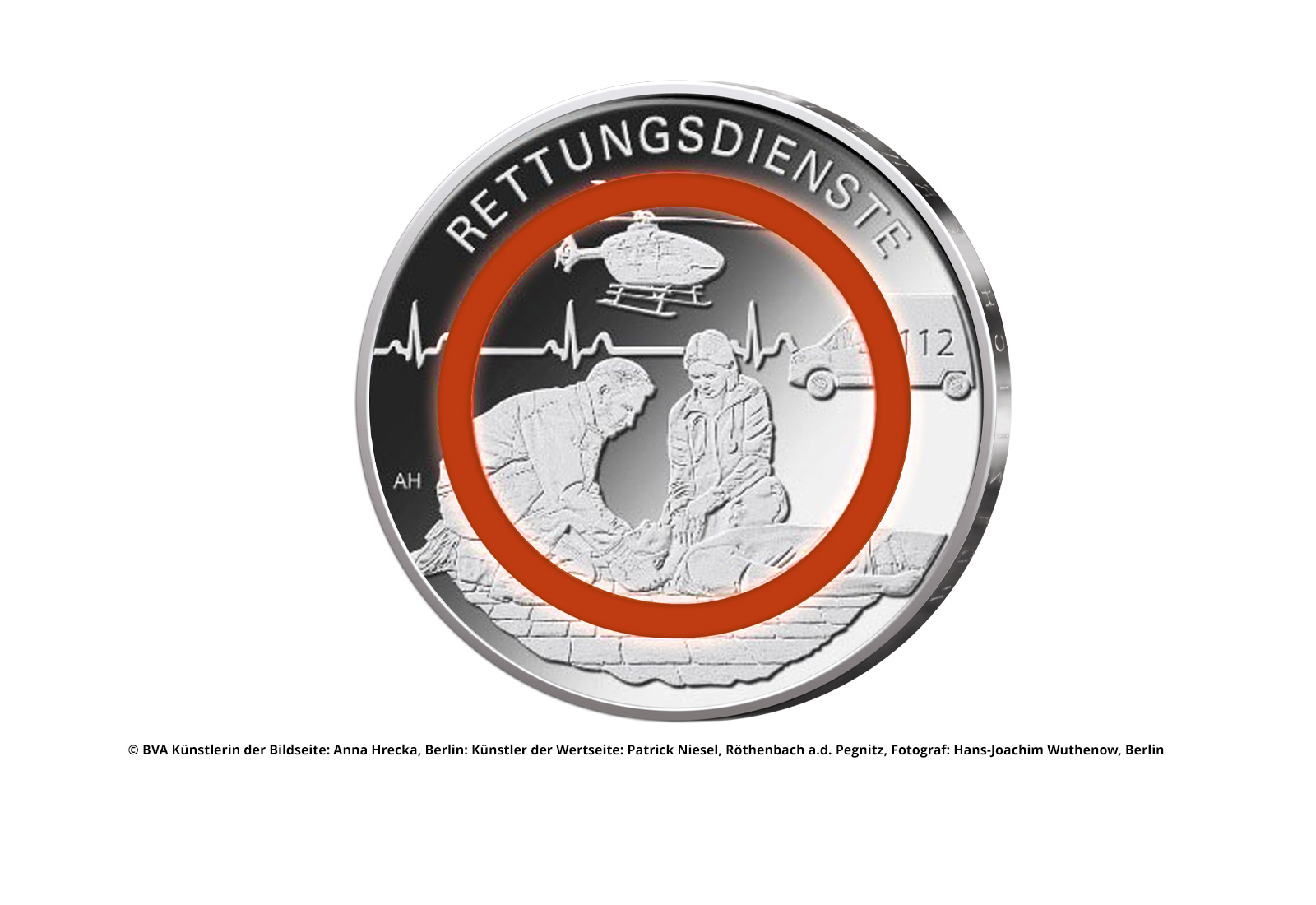 10 Euro Deutschland 2026 Rettungsdienste - Im Dienst der Gesellschaft Prägestätte unserer Wahl st