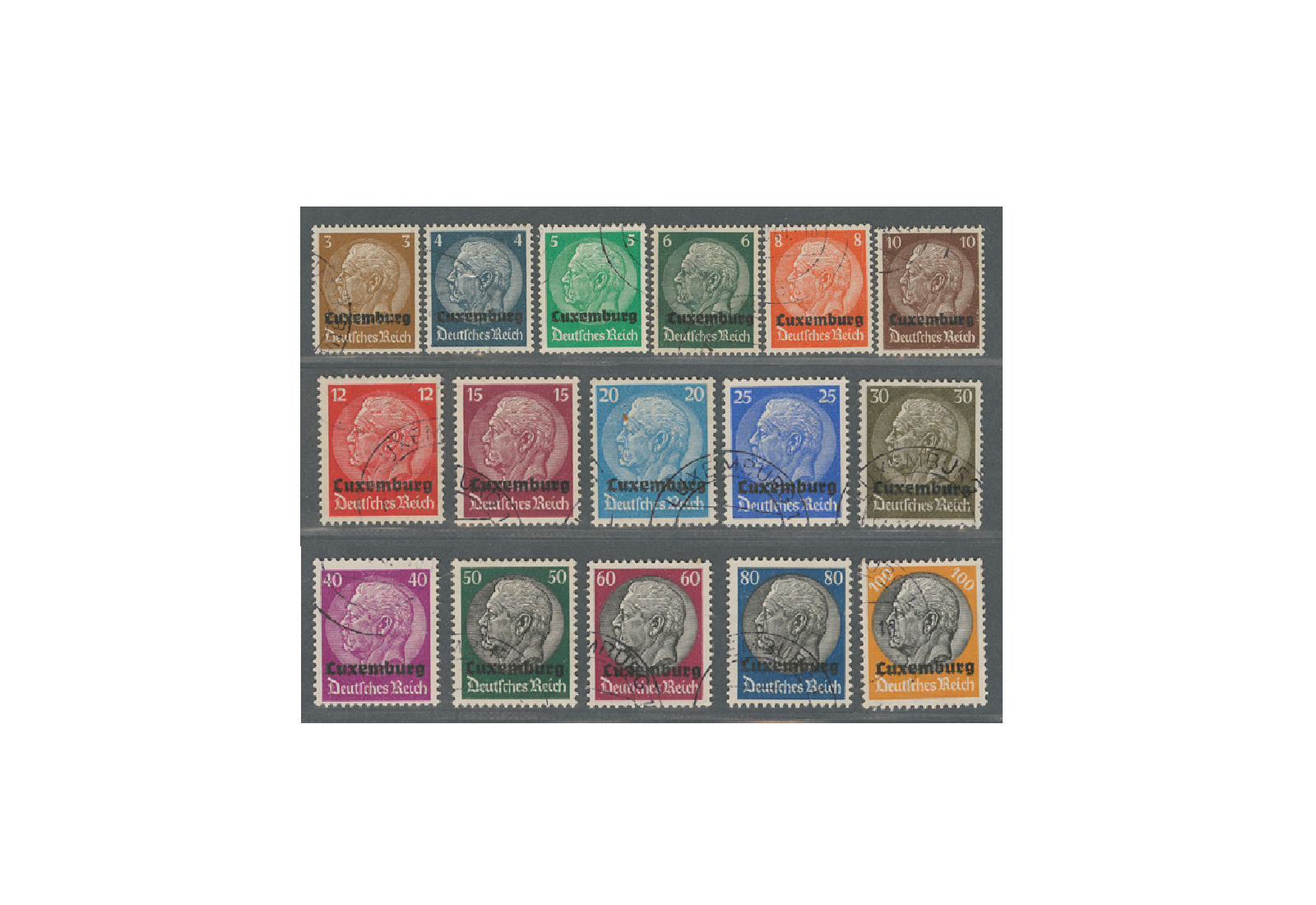 Luxemburg Mi.Nr. 1/16 gest.