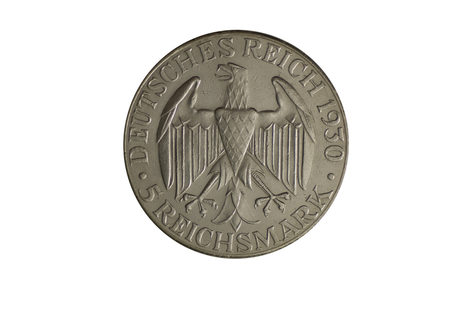5 Reichsmark 1930 Weimarer Republik Graf Zeppelin Jaeger-Nr. 343