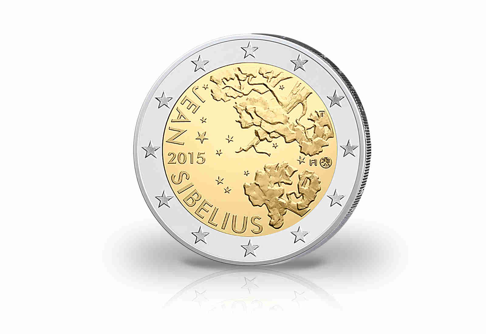 2 Euro 2015 Finnland 150 Jahre Jean Sibelius bfr