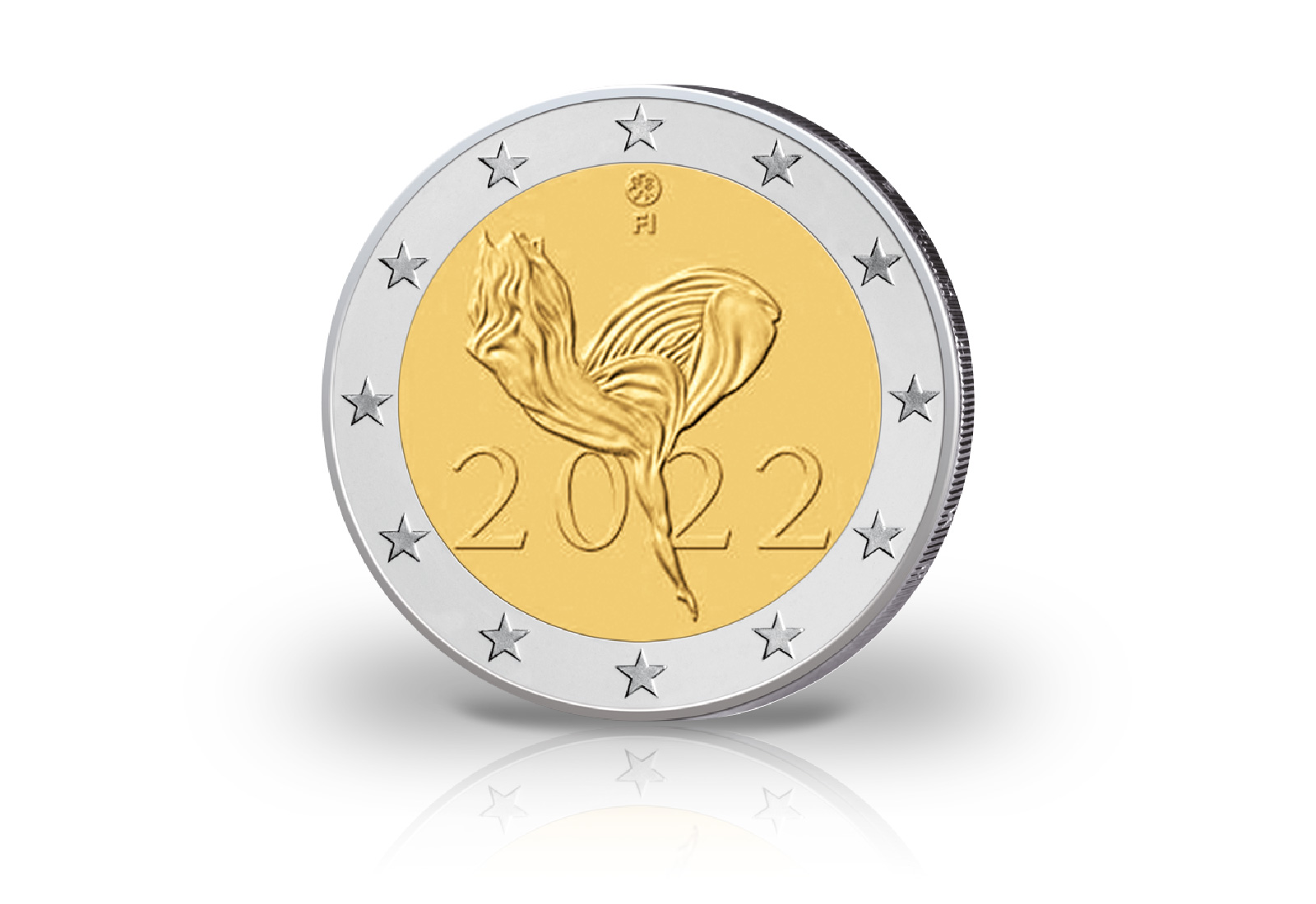 2 Euro 2022 Finnland 100 Jahre Nationalballet