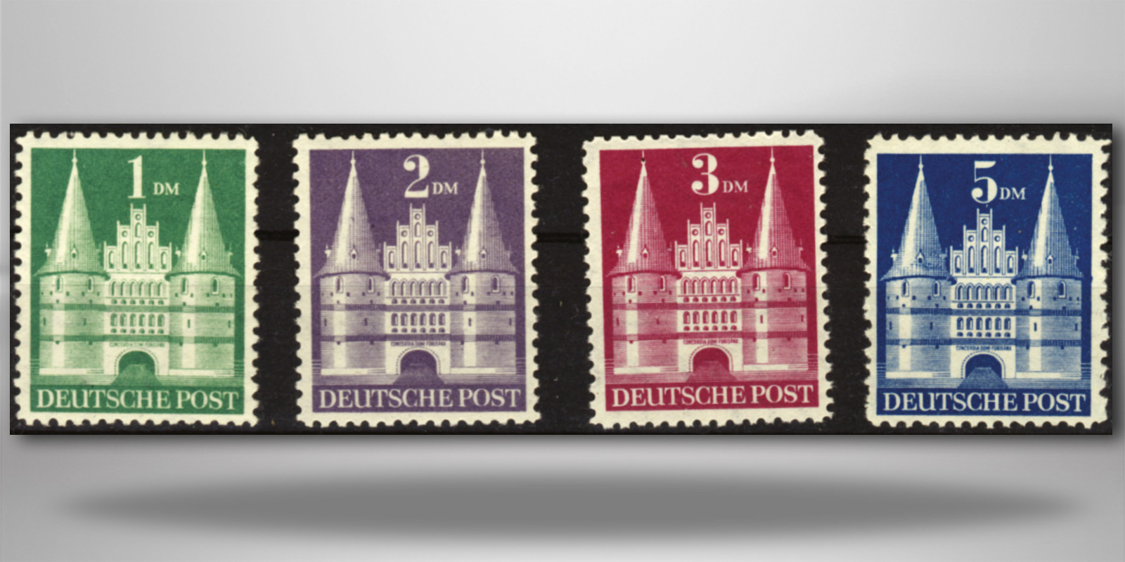 Bizone Michel-Nr. 97/100 II wg postfrisch Hohe Treppe