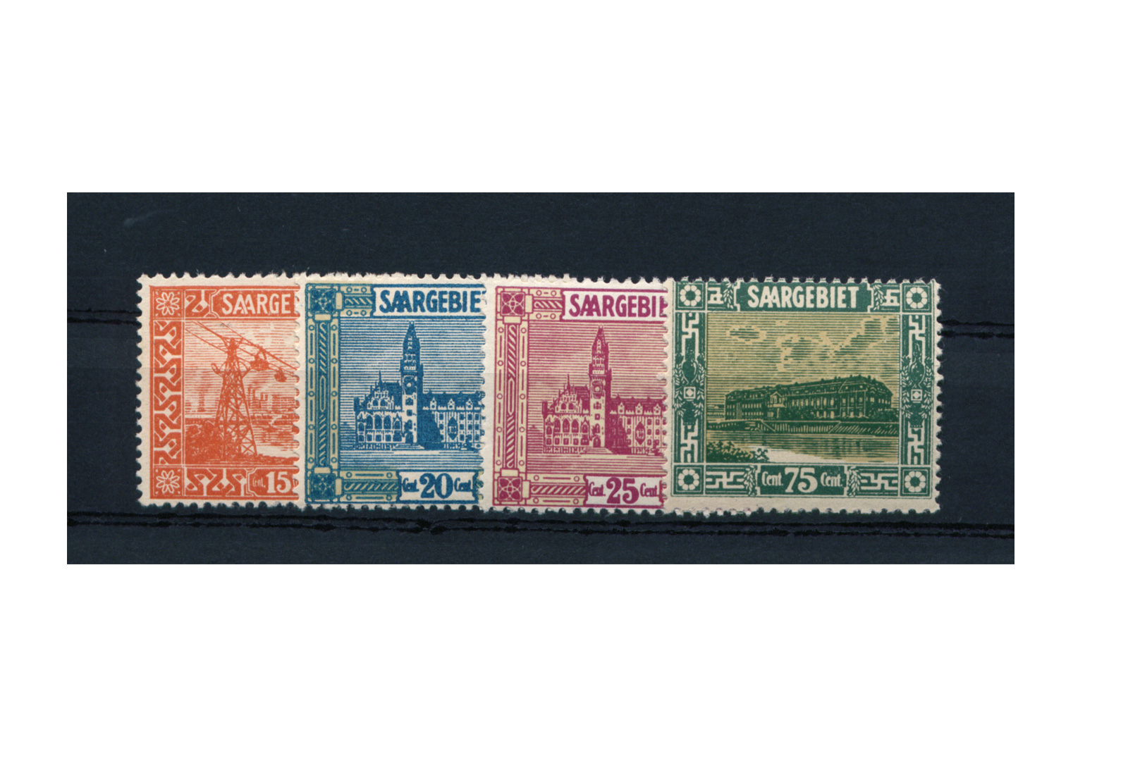 Briefmarken Saar 98/101 gest.