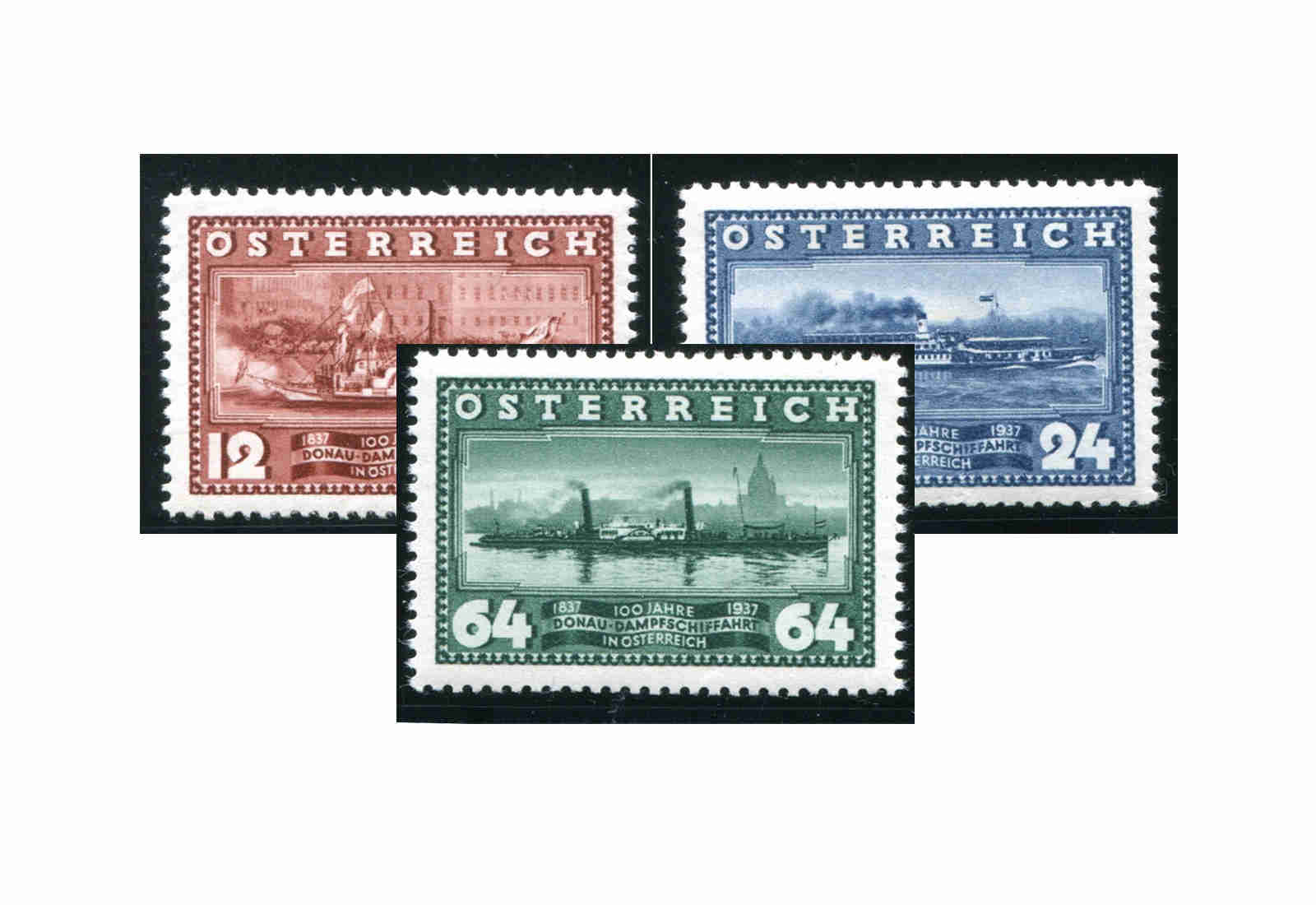1. Republik Österreich Mi.Nr. 639/641 Falz
