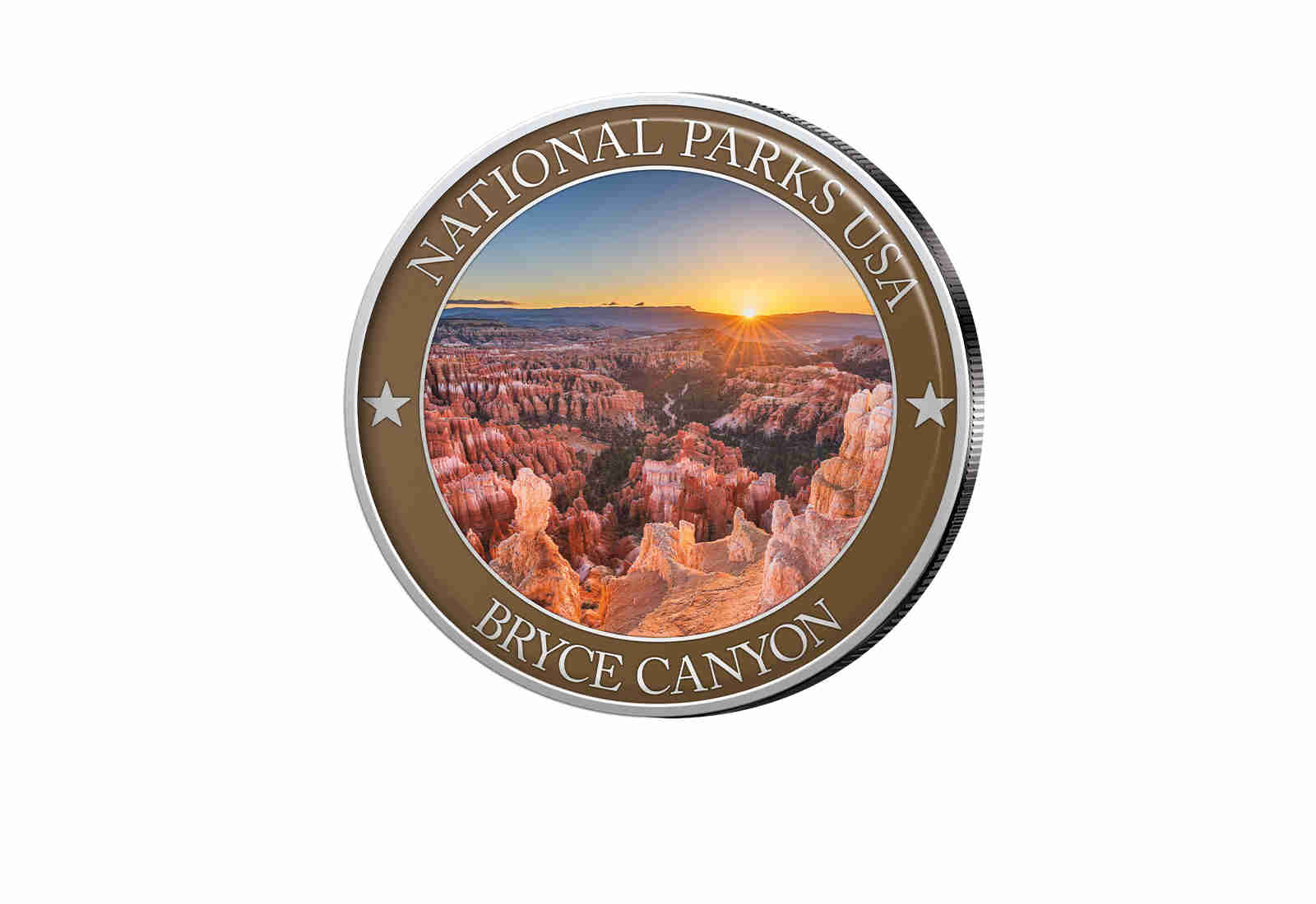 1/2 Dollar USA Bryce Canyon Serie National Parks USA mit Farbapplikation