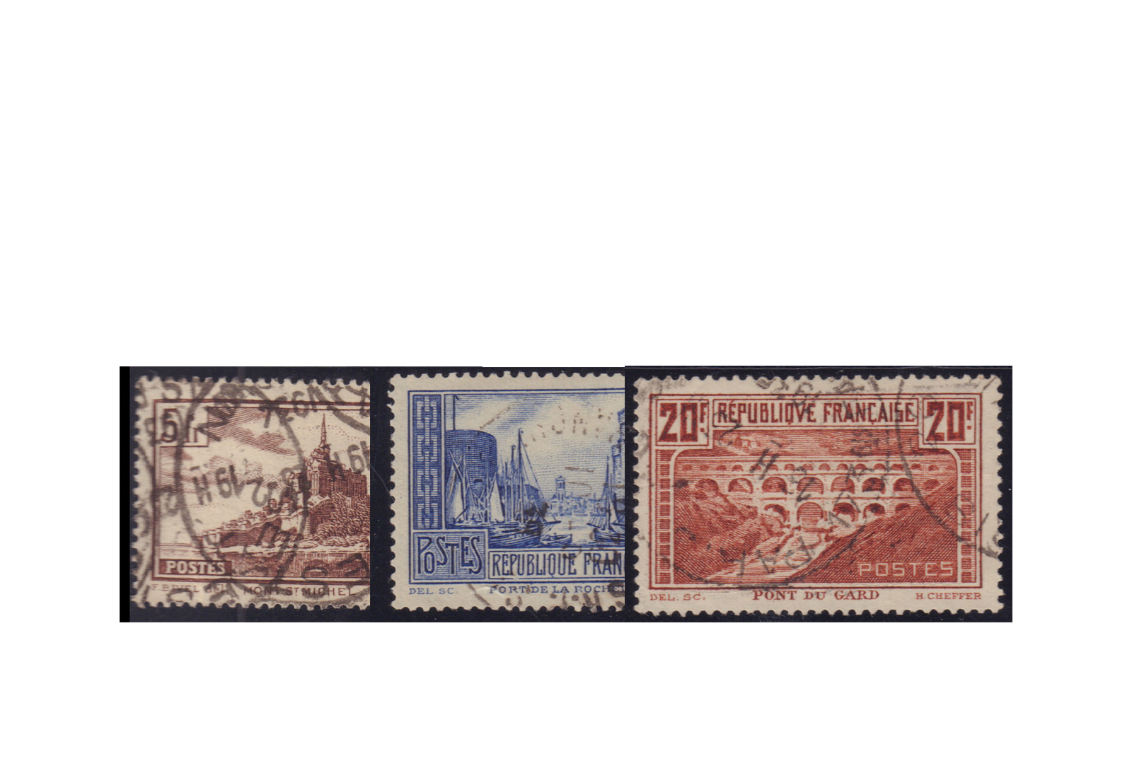 Frankreich Michel-Nr. 240/242 gestempelt