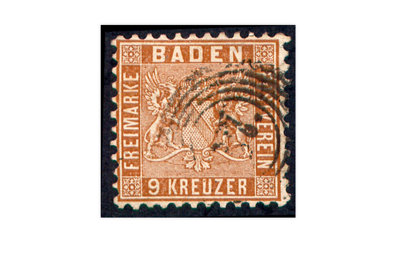 Briefmarke Altdeutschland Baden Freimarke 1862 Michel-Nr. 15 a gestempelt 
 