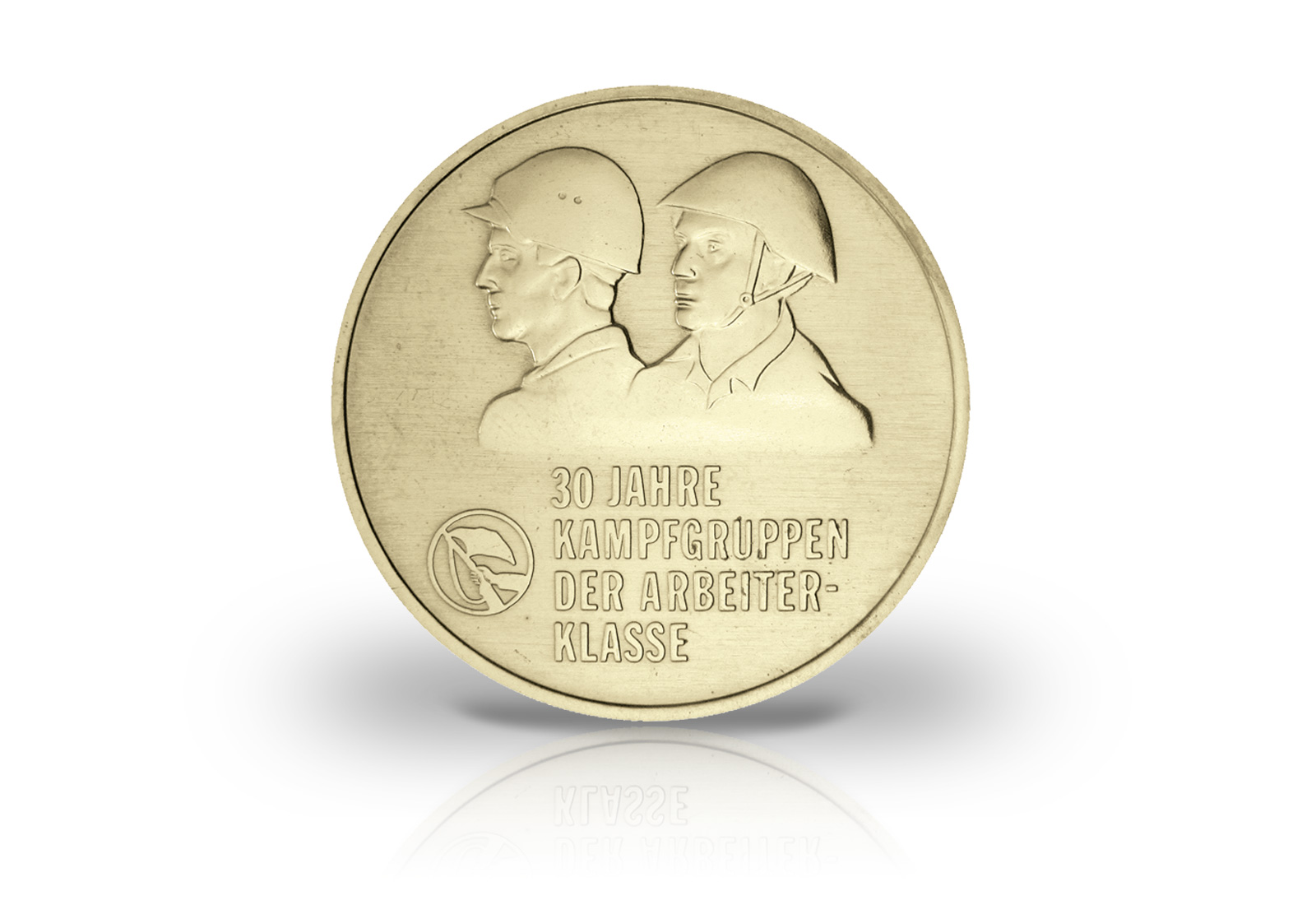 10 Mark Gedenkmünze 1983 DDR 30 Jahre Kampfgruppen Jaeger-Nr. 1593