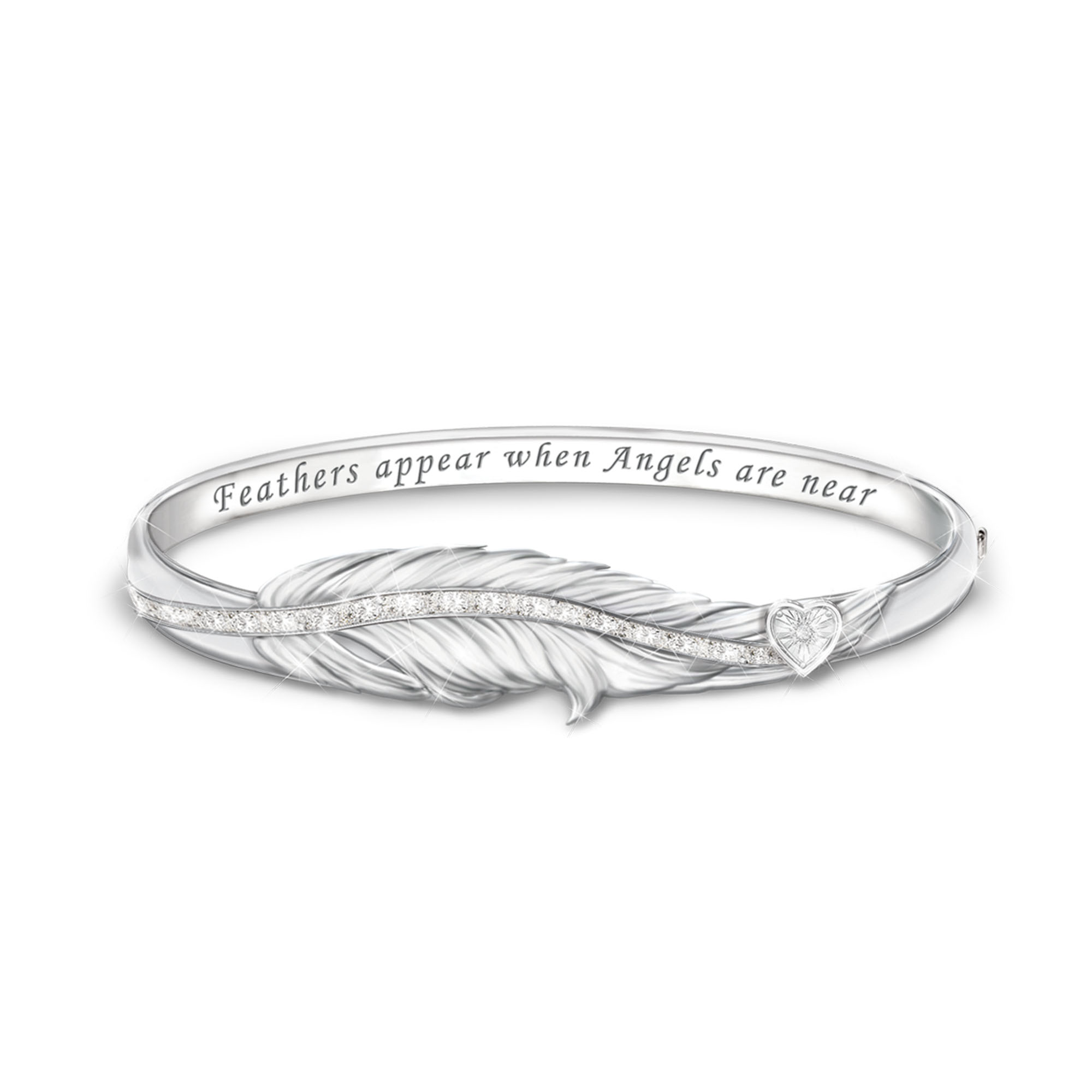 Von Engeln berührt - Diamant-Armreif