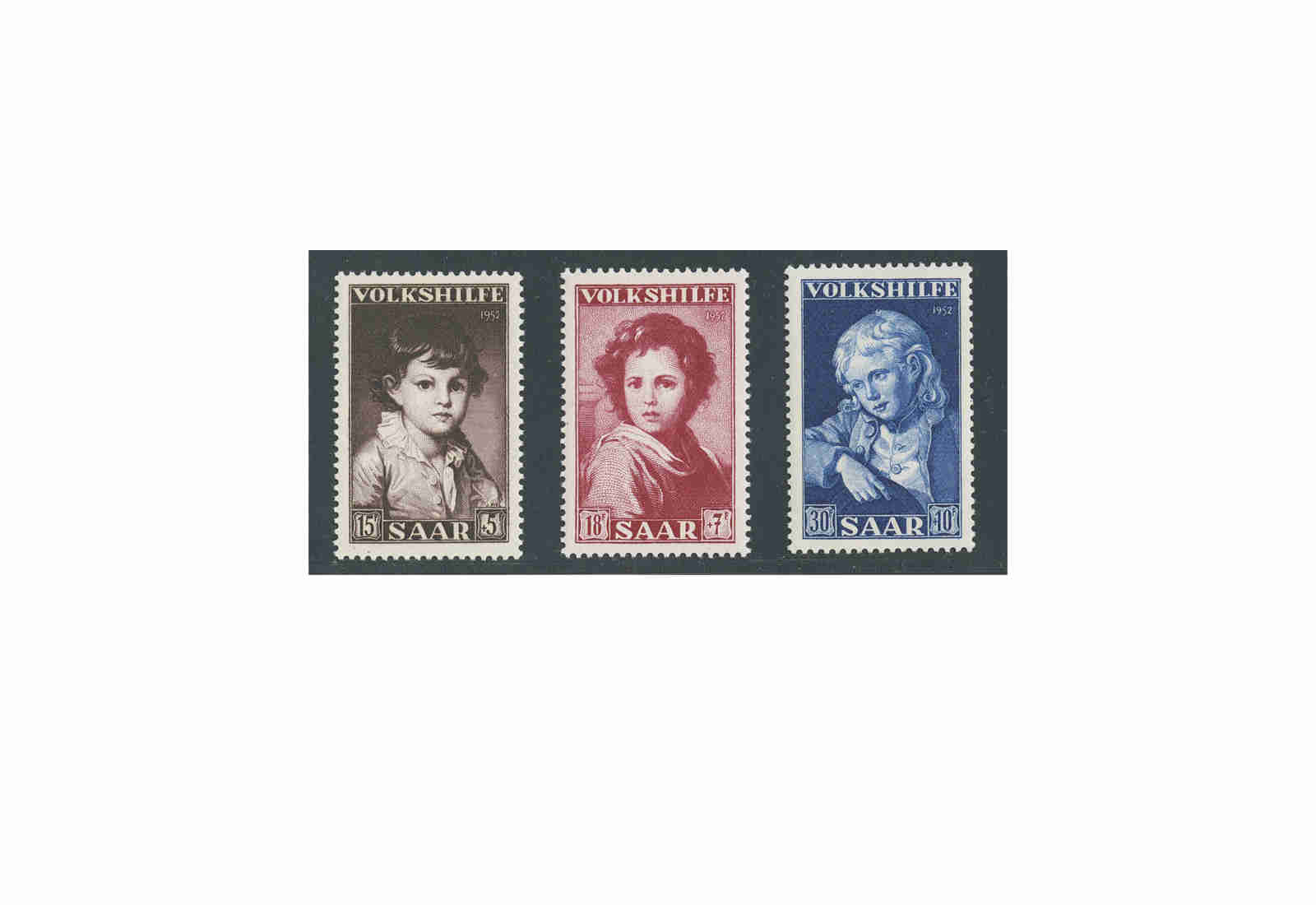 Saar MiNr.: 338-340 gest.