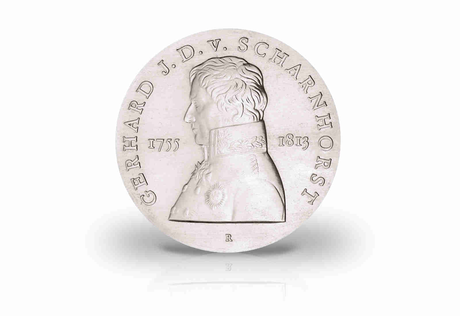 10 Mark Gedenkmünze 1980 DDR Scharnhorst Jaeger-Nr. 1577