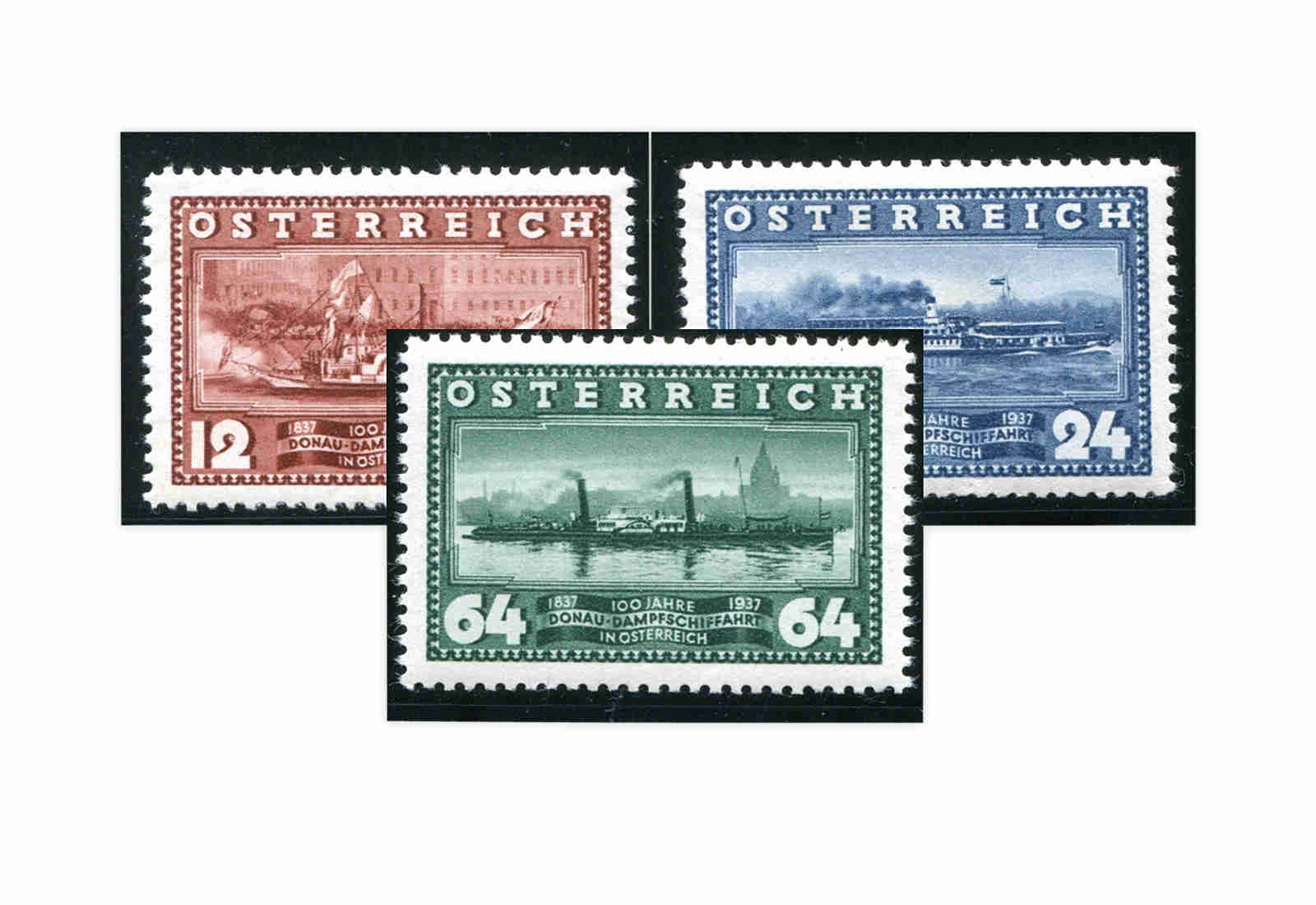 1. Republik Österreich Mi.Nr. 639/641 gestempelt