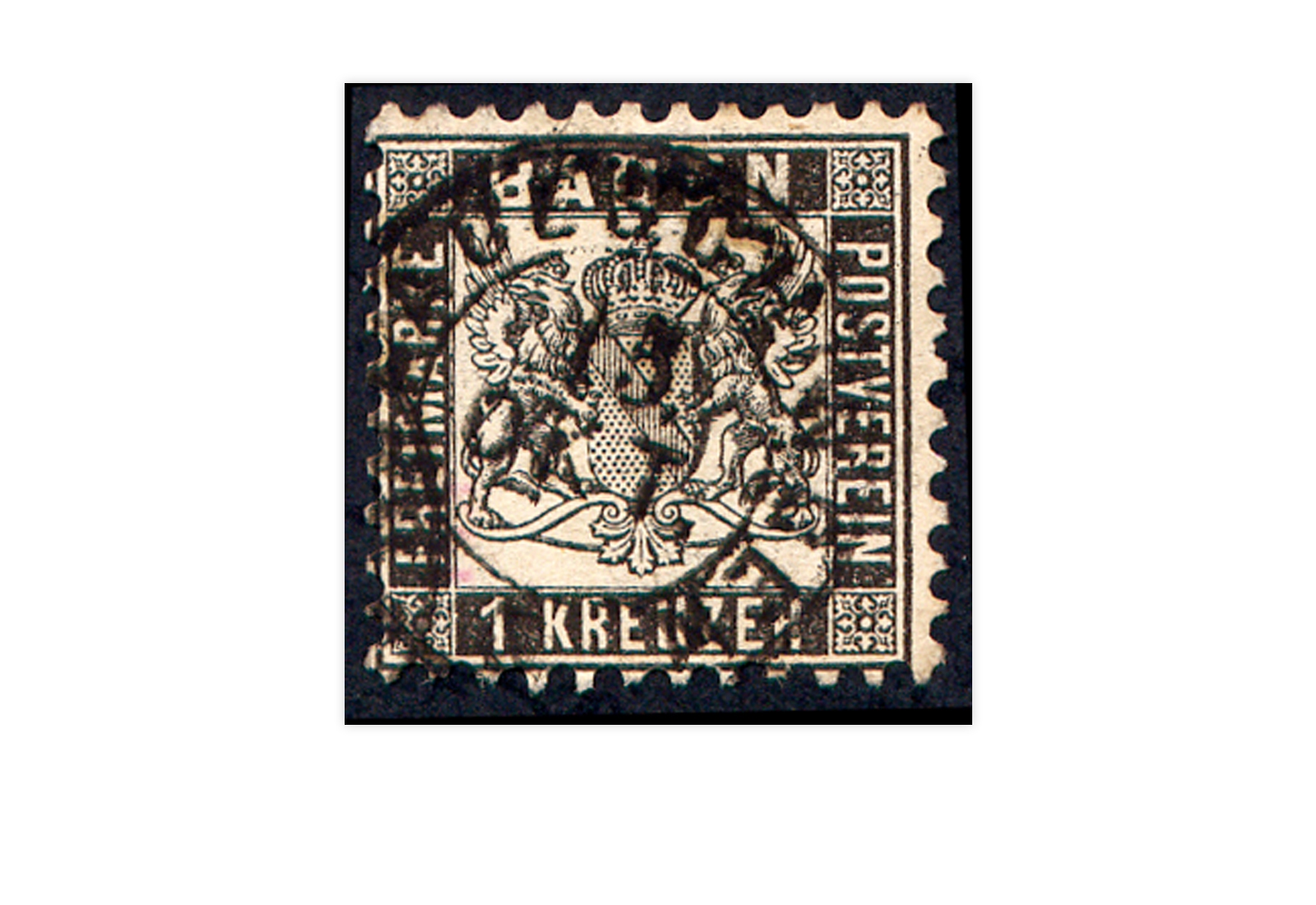 Briefmarke Altdeutschland Baden Freimarke 1862 Michel-Nr. 17 gestempelt 
 