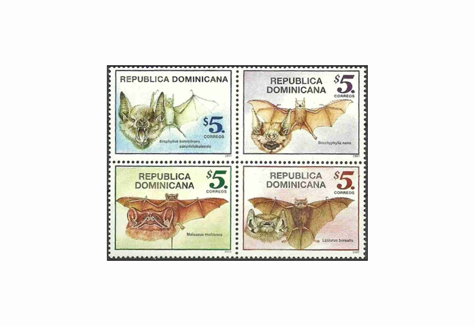 100 Marken Dominikanische Republik postfrisch/gestempelt