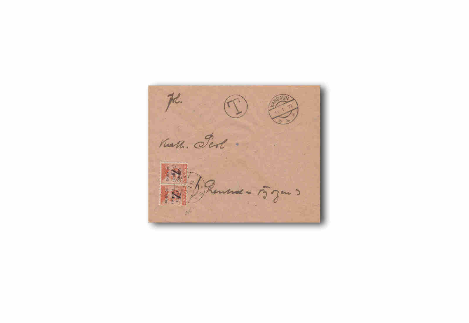 Österreich Portovisorium Südtirol 1919 ANK Nr. 112 PA