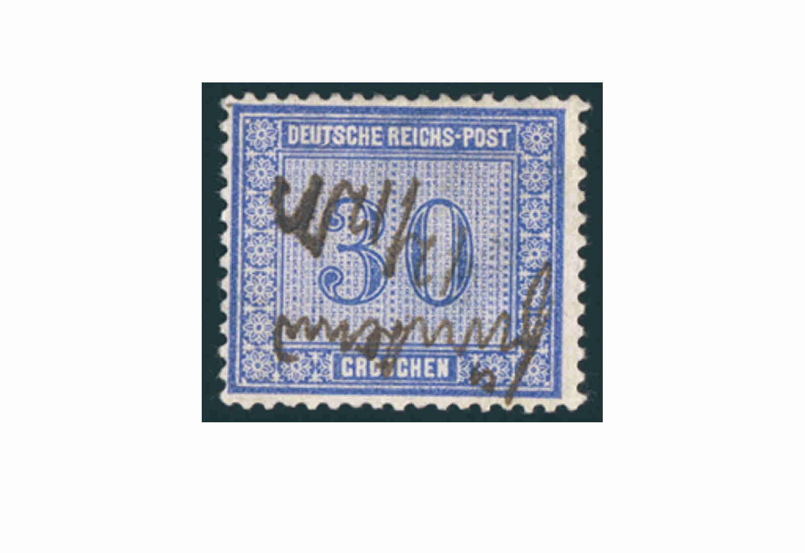 Briefmarke Deutsches Reich Freimarke für den Innendienst 1872 Michel-Nr. 13 gestempelt