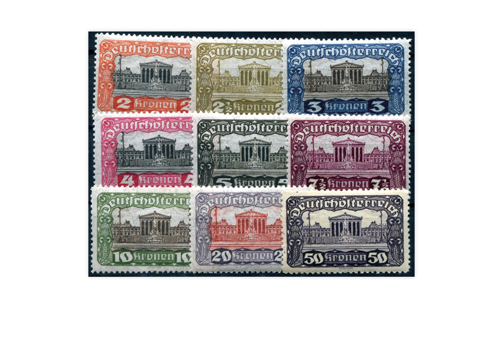 Briefmarken Österreich Parlament Michel-Nr. 284/292 postfrisch