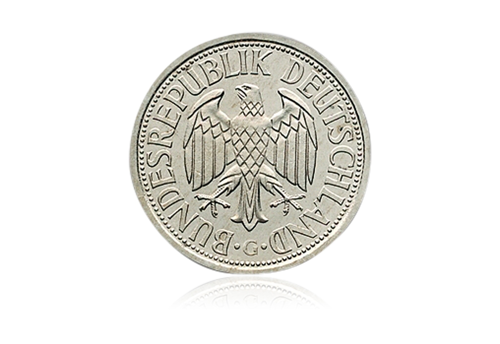 2 DM 1951 BRD Ähren Prägestätte G Jaeger-Nr. 386