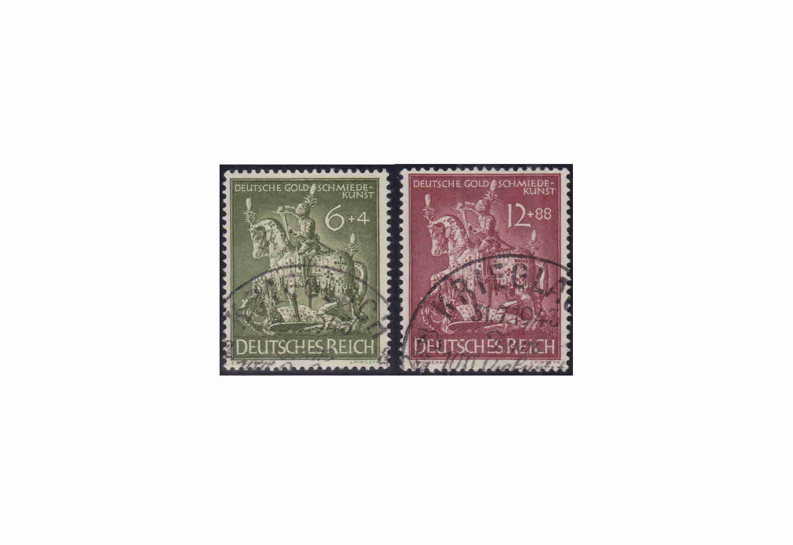 Deutsches Reich Mi.Nr. 860-861 gestempelt