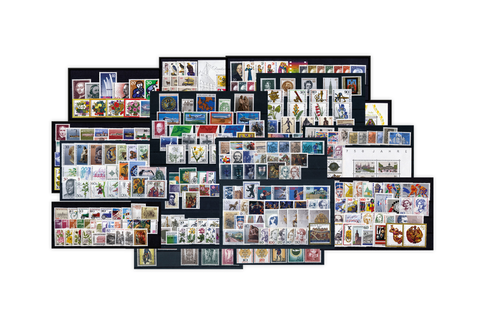 Berlin Jahrgänge 1960-1990 Komplettsätze postfrisch