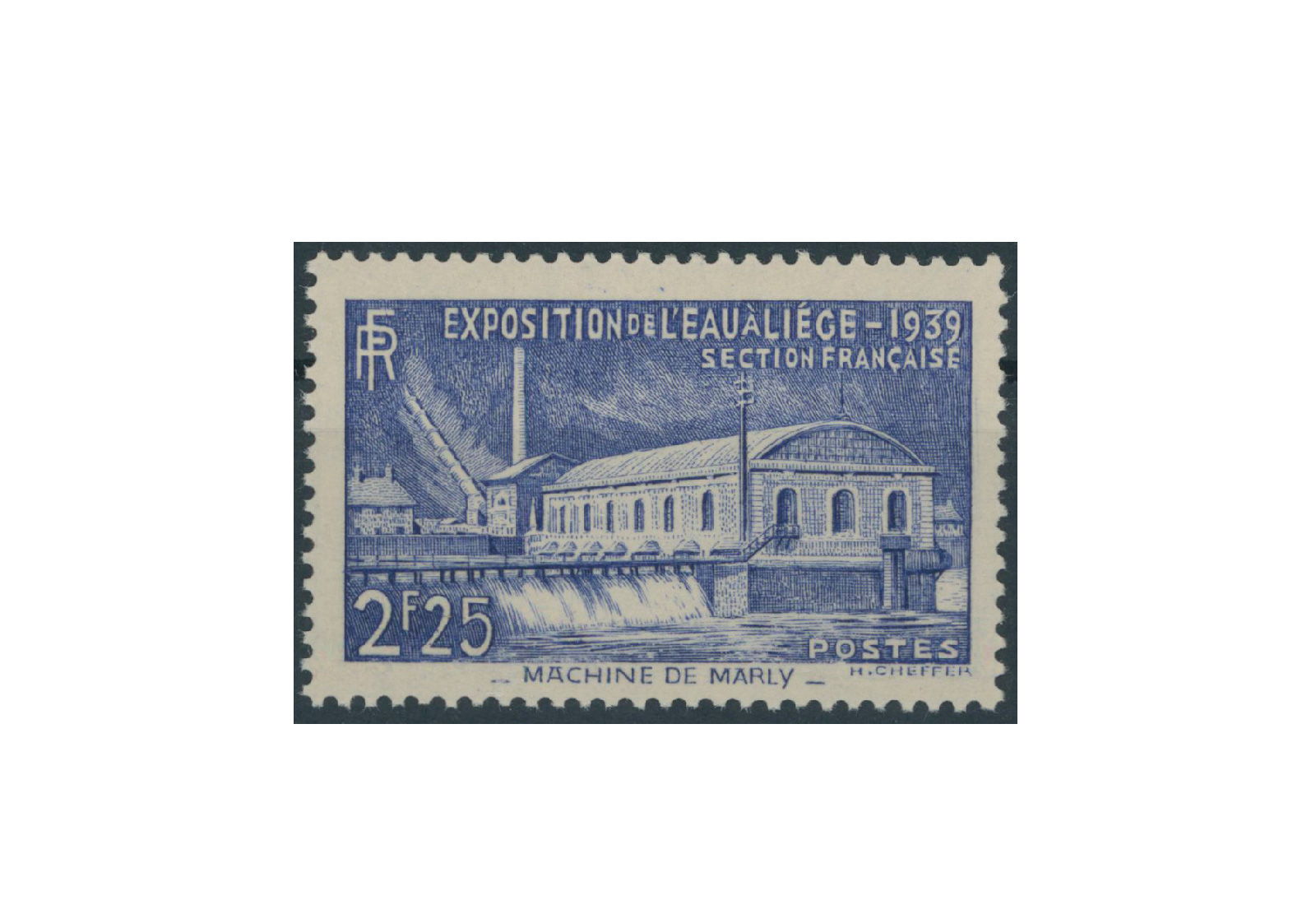 Briefmarke Frankreich Ausstellung des Wassers 1939 Michel-Nr. 449 postfrisch